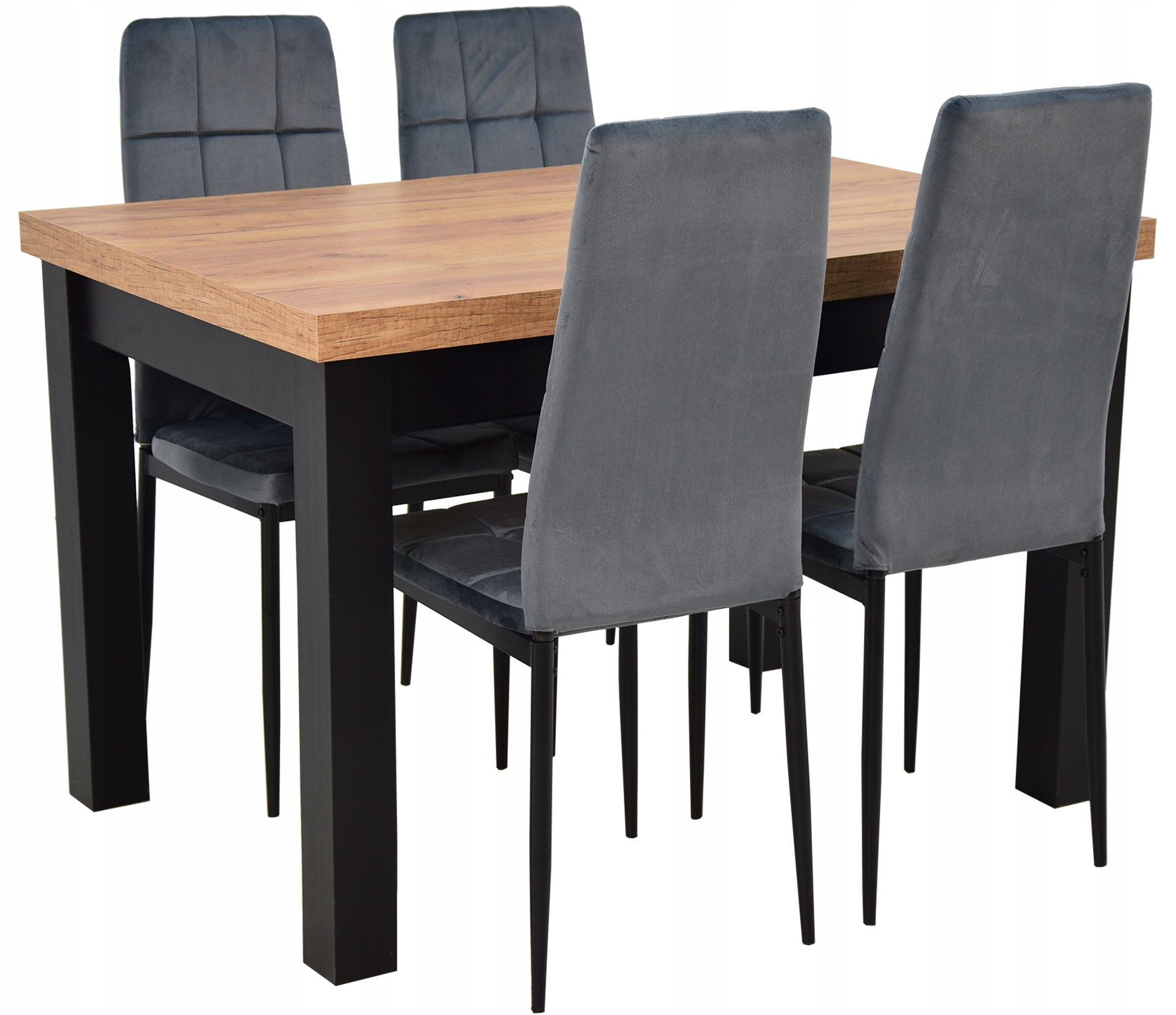 Mały zestaw STÓŁ rozkładany do 160cm z 4 krzesłami