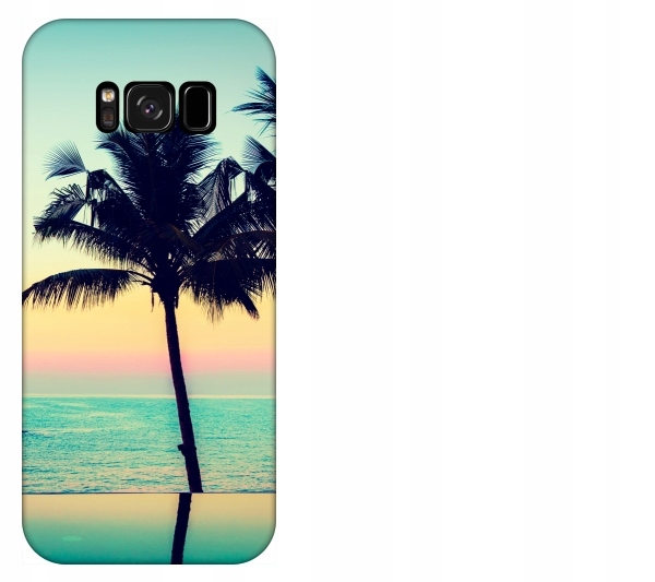 

Etui pokrowiec Samsung Galaxy S8 Palmy plaża wakac