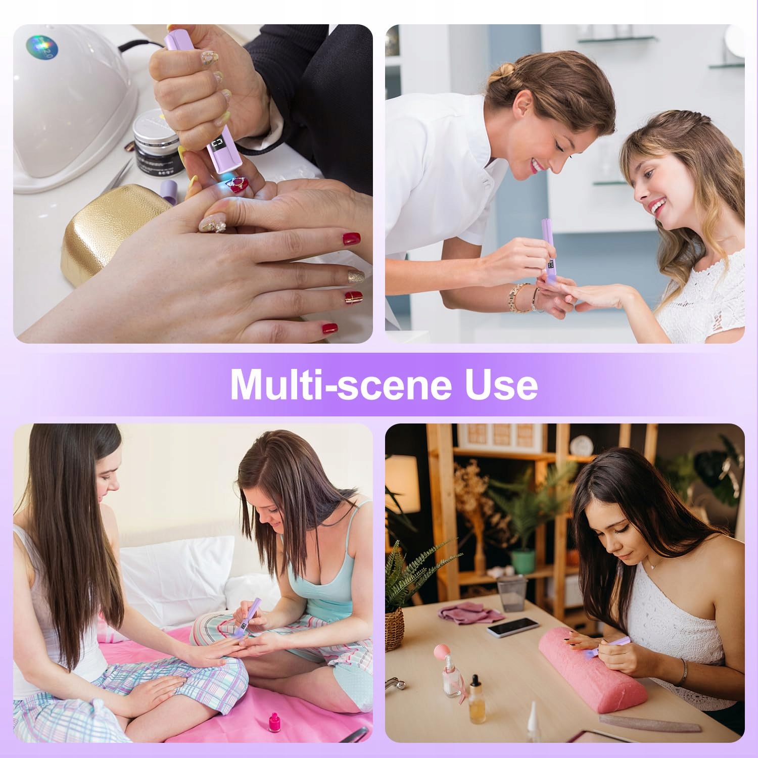 ASIMEBESTY Lampa UV Do Paznokci Żelowych Mini 3W USB Przenośna LED — miniatura 9