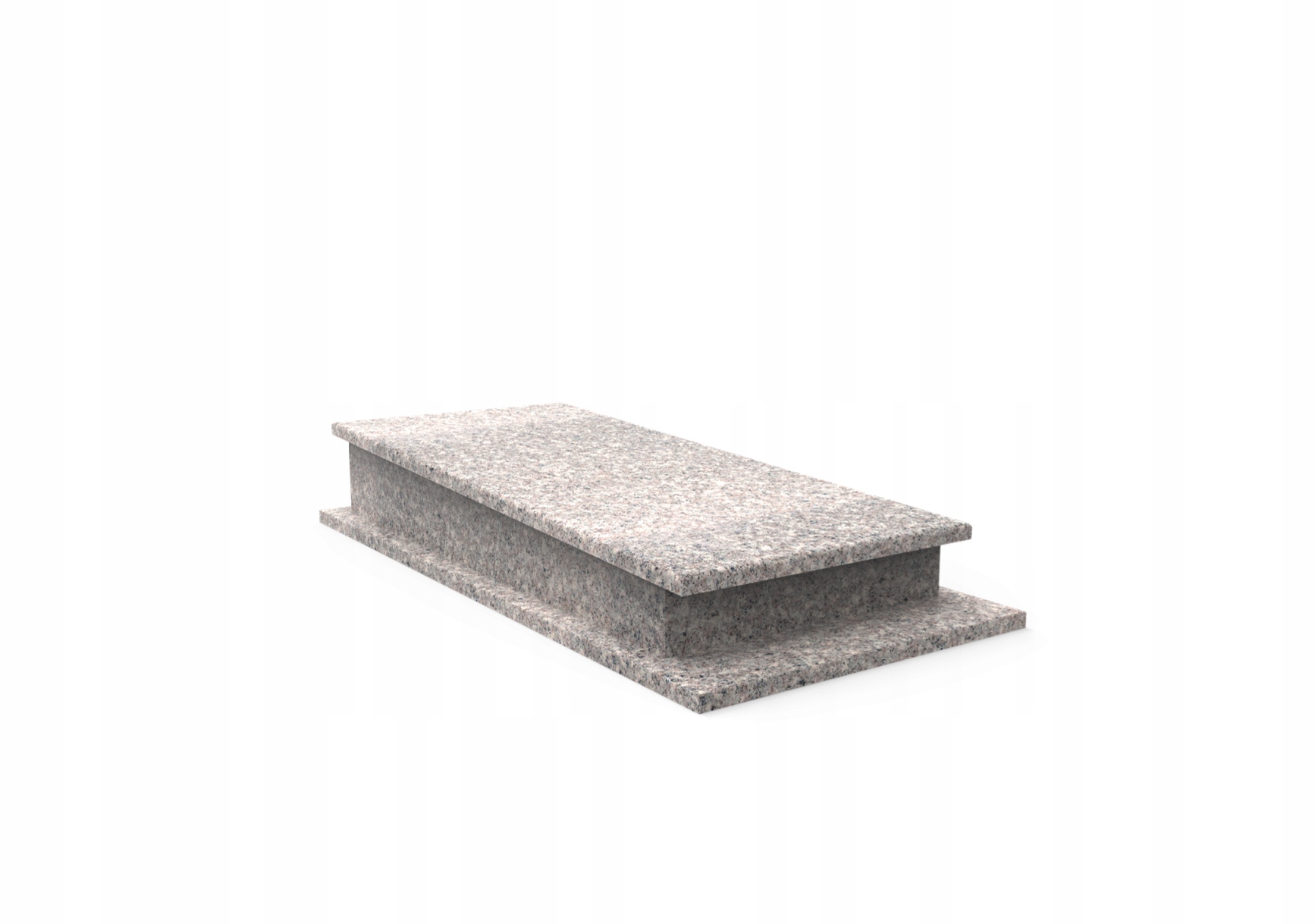 Samostatný granitový náhrobek Královský bronzový památník Granit Sarkofág