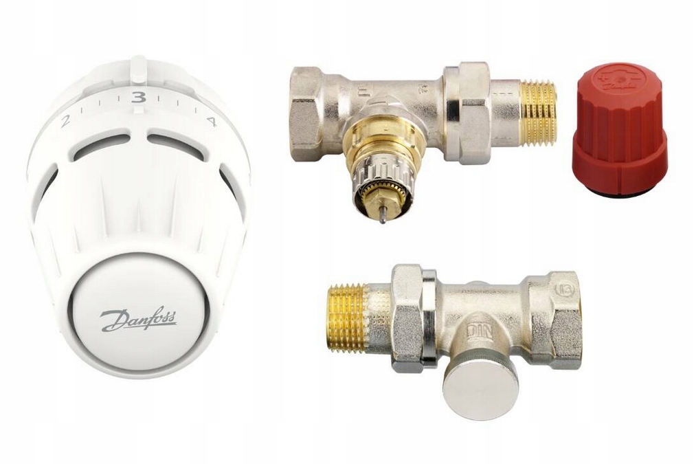 Danfoss komplet Zawory z Głowicą Regus ...z540