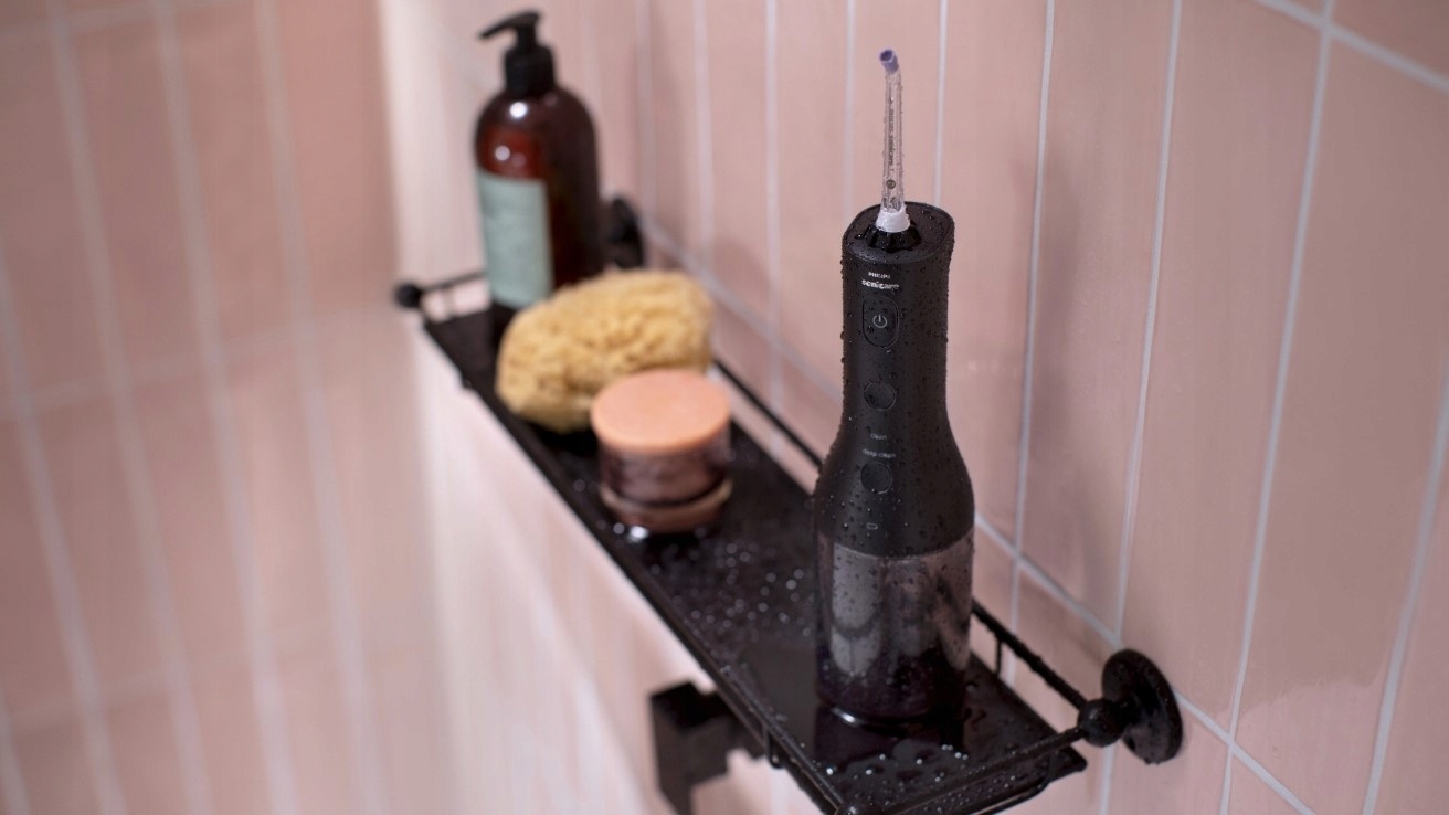 PHILIPS SONICARE Bezprzewodowy Irygator Do Zębów i Dziąseł Czarny — miniatura 16