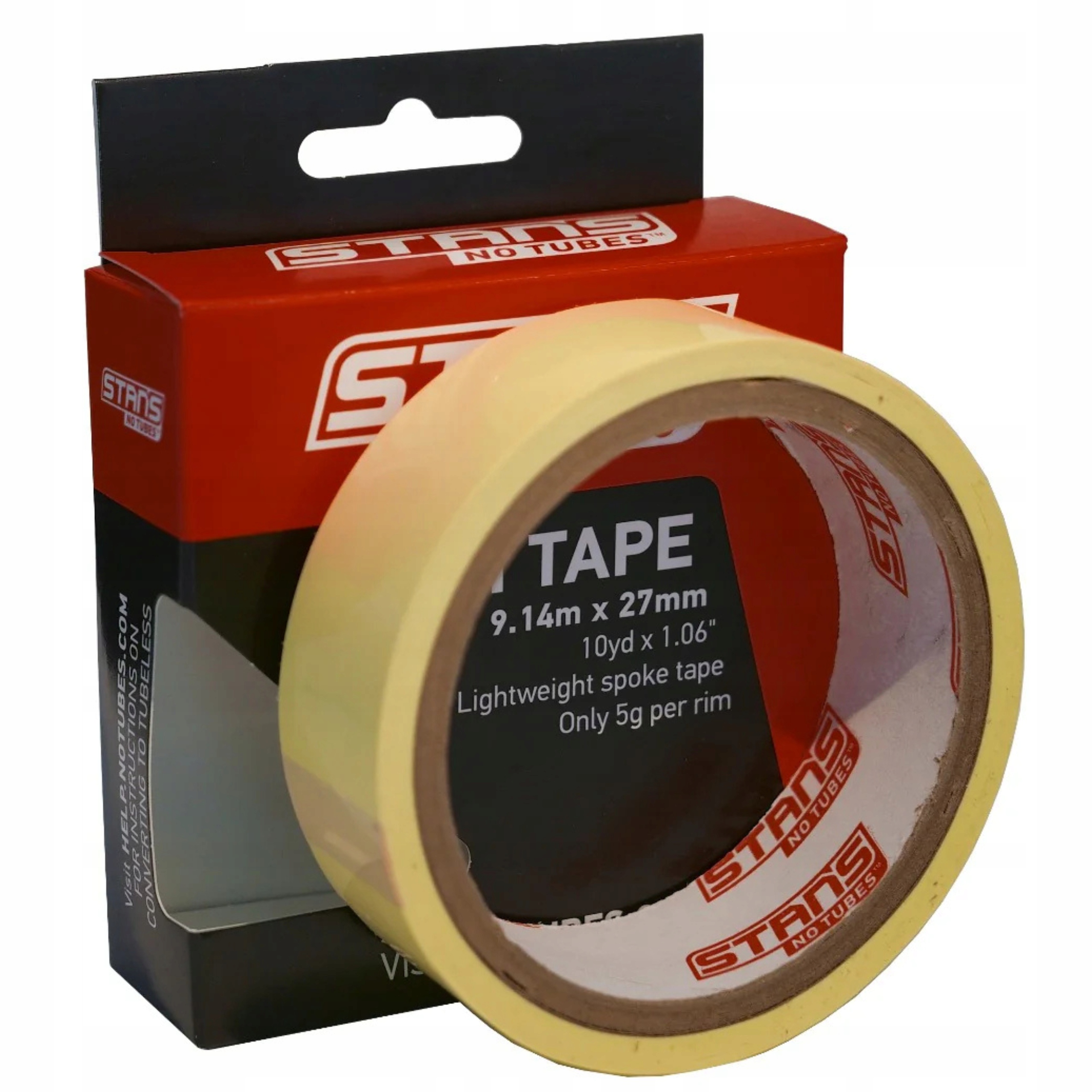 Stan's No Tubes taśma uszczelniająca konwersji kół obręczy Tubeless 27 mm