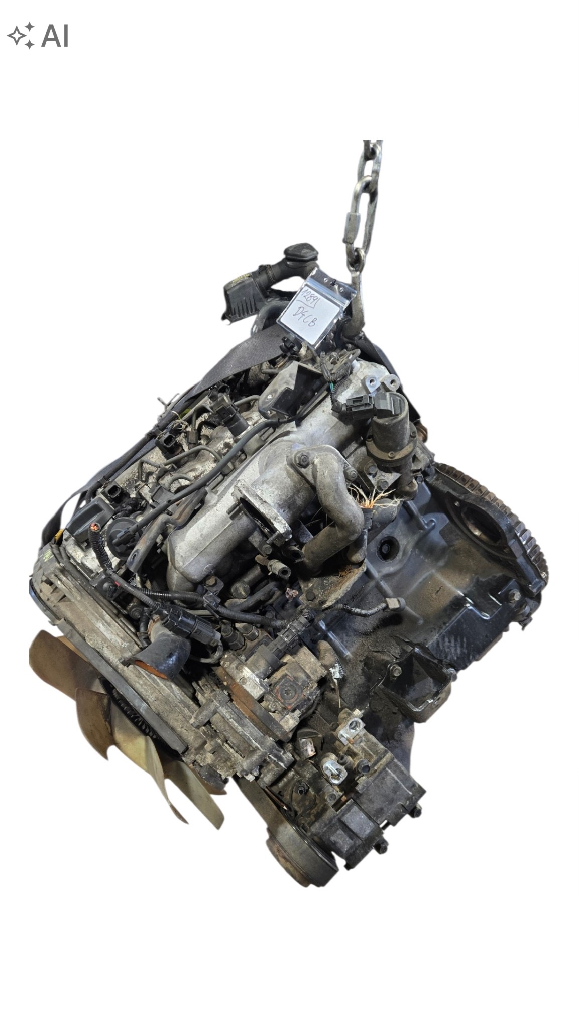 engine KIA SORENTO 2.5 CRDI D4CB 140KM 05R metallic cover