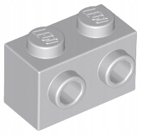 

Lego 11211 J szary (lbg) 1x2 z wypustkami Nowy 1sz