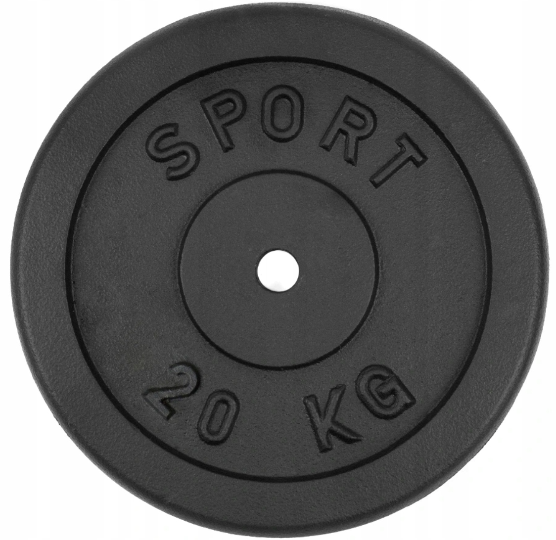 

Talerz żeliwny 20kg obciążenie żeliwne 30mm krążek