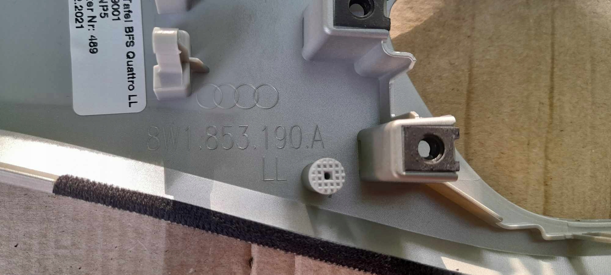 lišta DEKOR AUDI A4 A5 8W1853190A