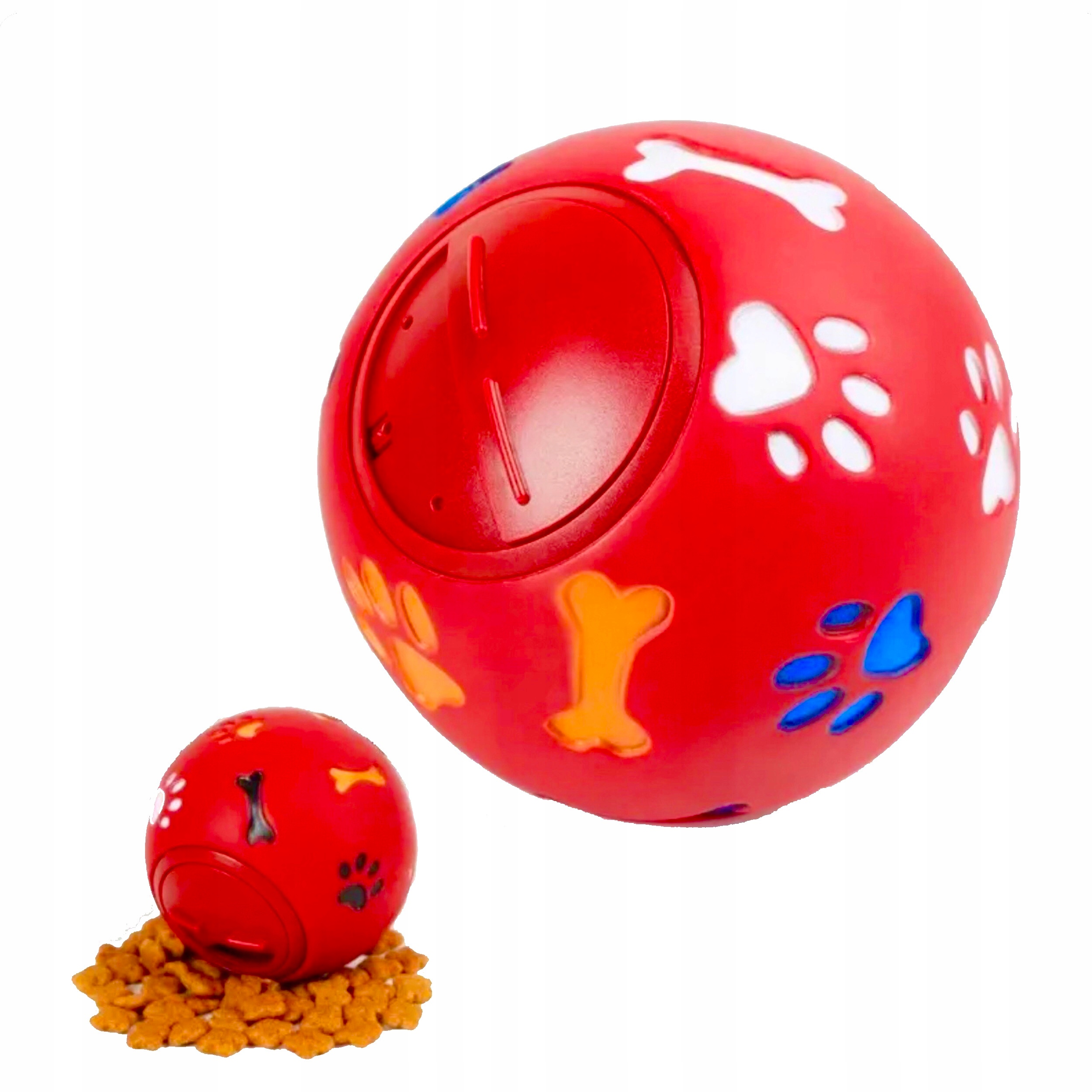 

Piłka dla Psa Kongi na Smakołyki. Zabawa Gryzienie