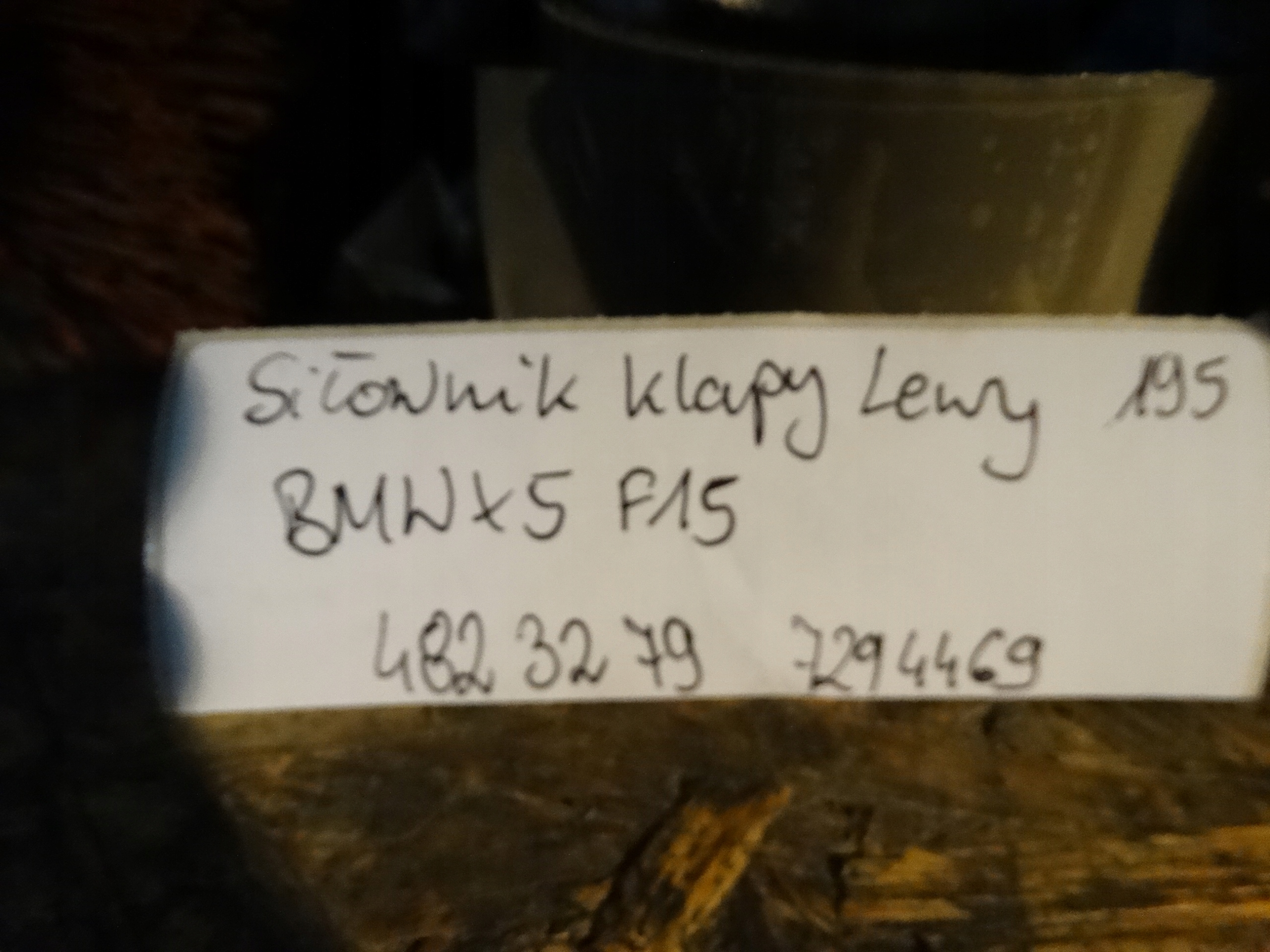 IDEALNY damper bonnet left BMW X5 F15 1