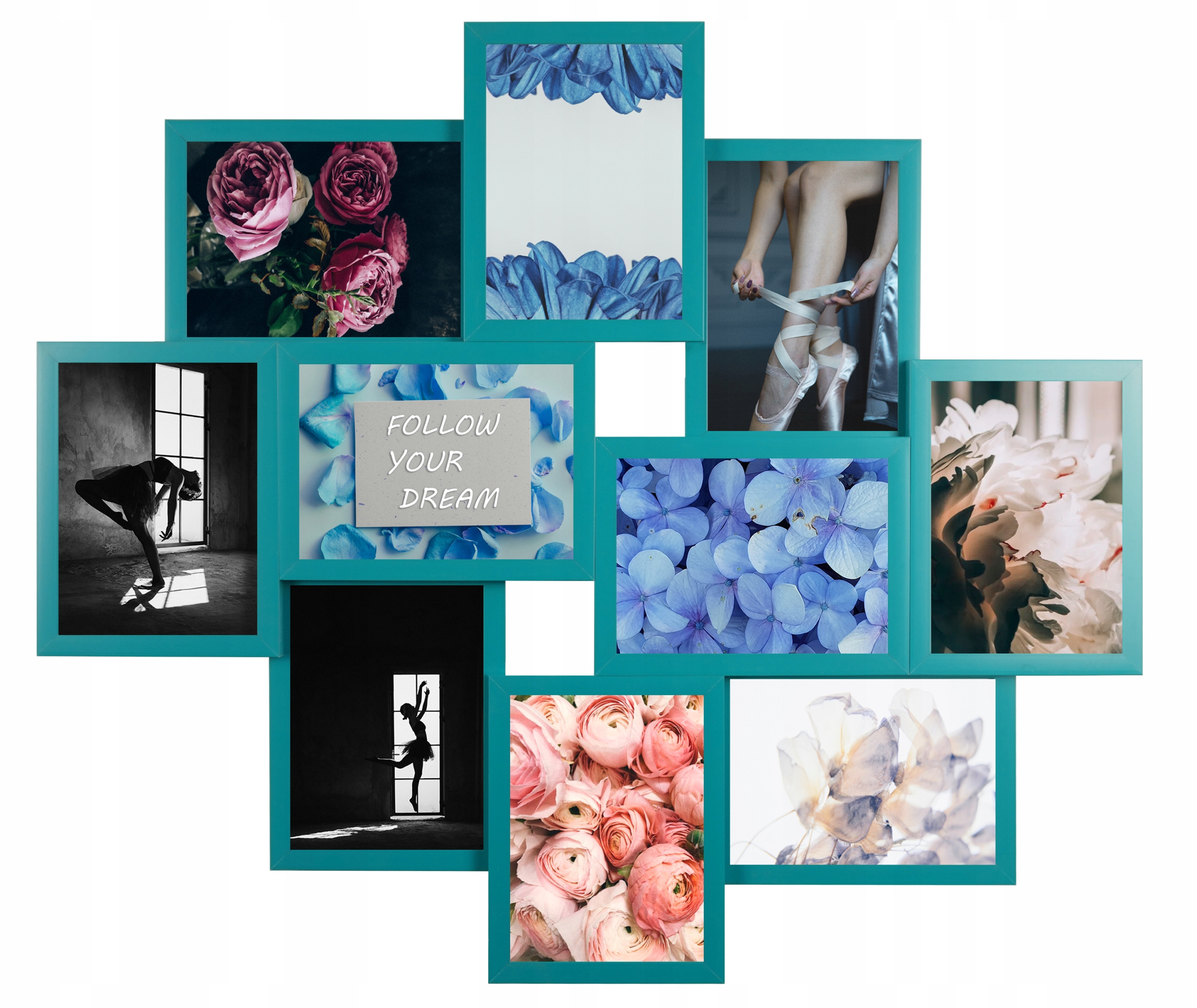 

Ramki na zdjęcia 3D 1002 13x18 Ramka Turkusowy