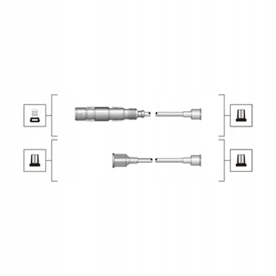 PRZEWODY WYS. NAP. VW POLO/SEAT MAGNETI MARELLI Producent części Magneti Marelli