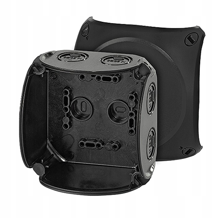 

Puszka N/t Odgałęźna 104X104X70MM Czarna KF0400B