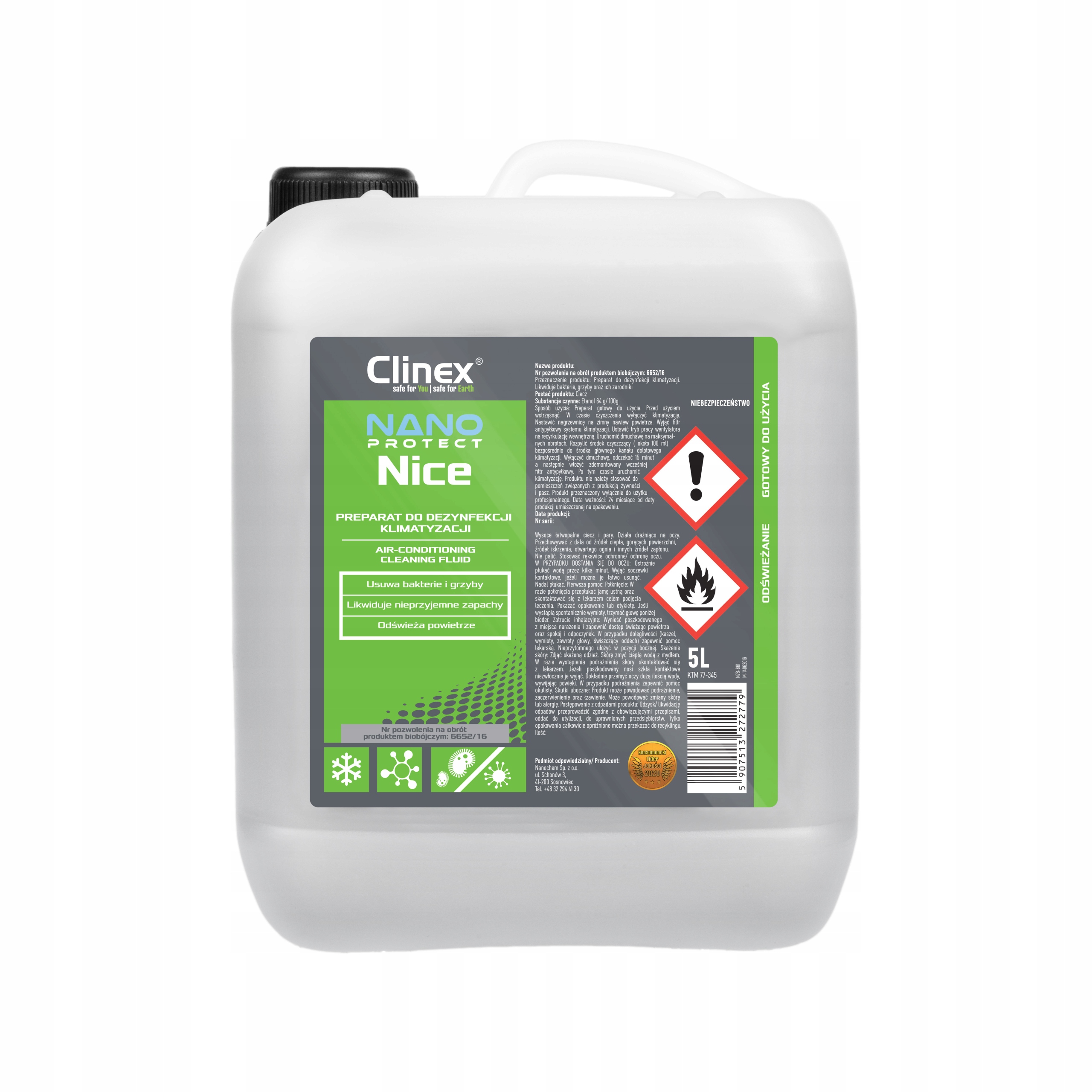 CLINEX Nano Protect Silver Nice 5L