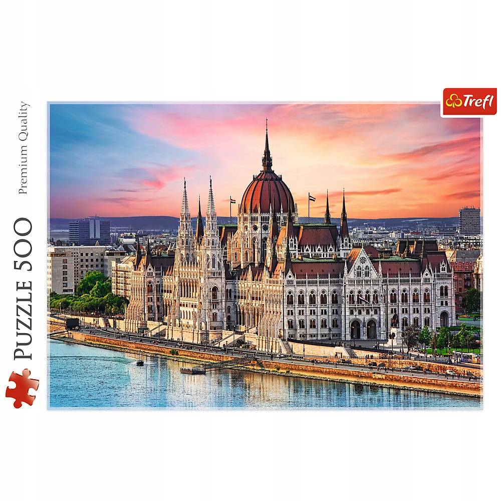 

Puzzle 500 Miasto Widok Budapeszt Pałac 10+ Trefl