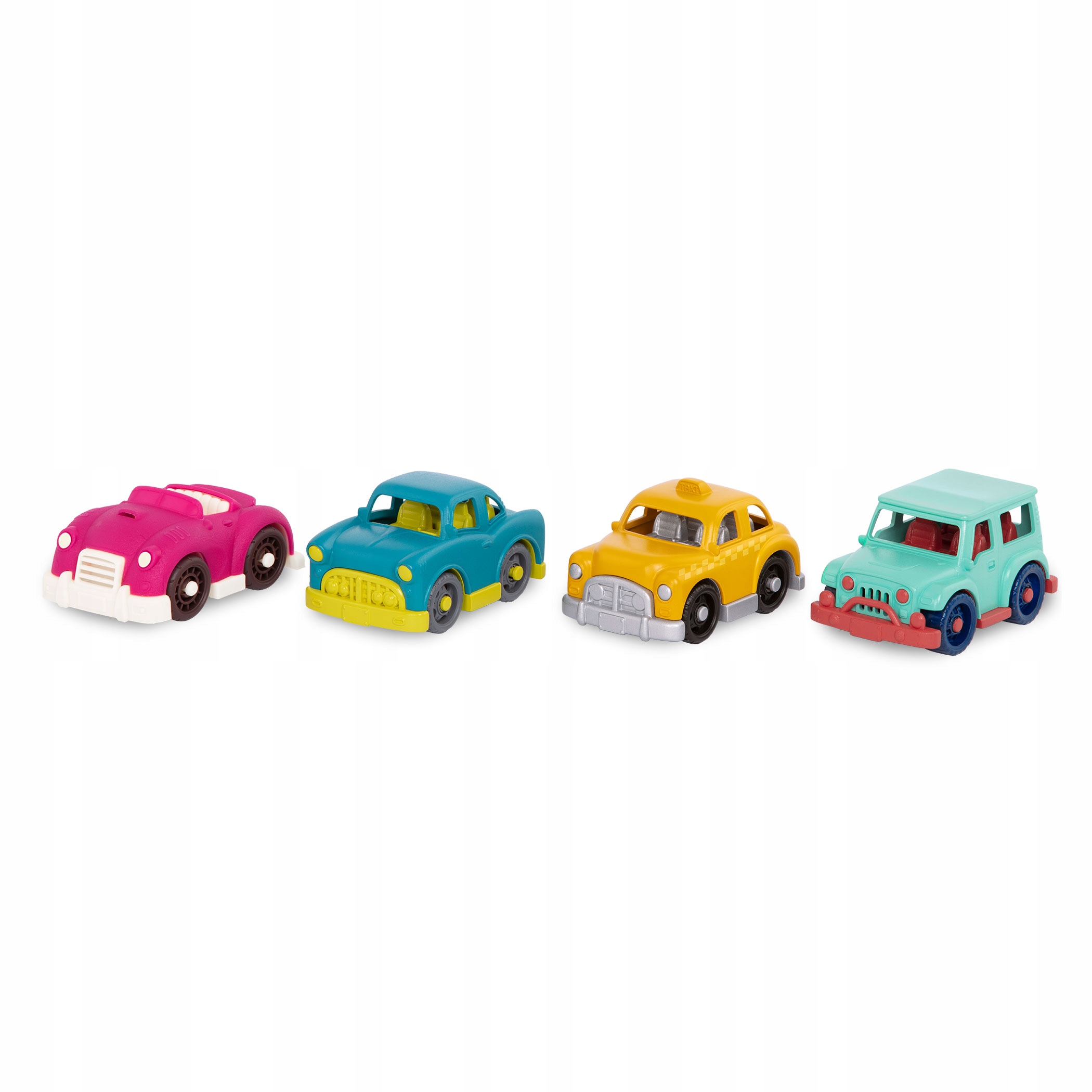 

B.Toys Zestaw 4 małych autek Mini Riders 12m+