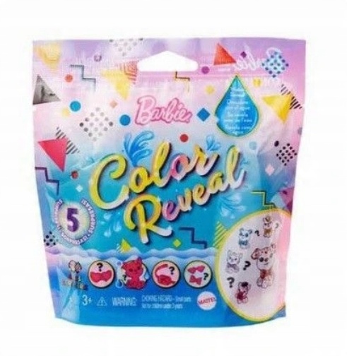 

Barbie Color Reveal Zwierzątko monochrom GTT11