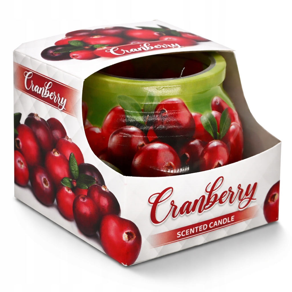 Świeca zapachowa parafinowa Miral 80 g CRANBERRY Żurawina
