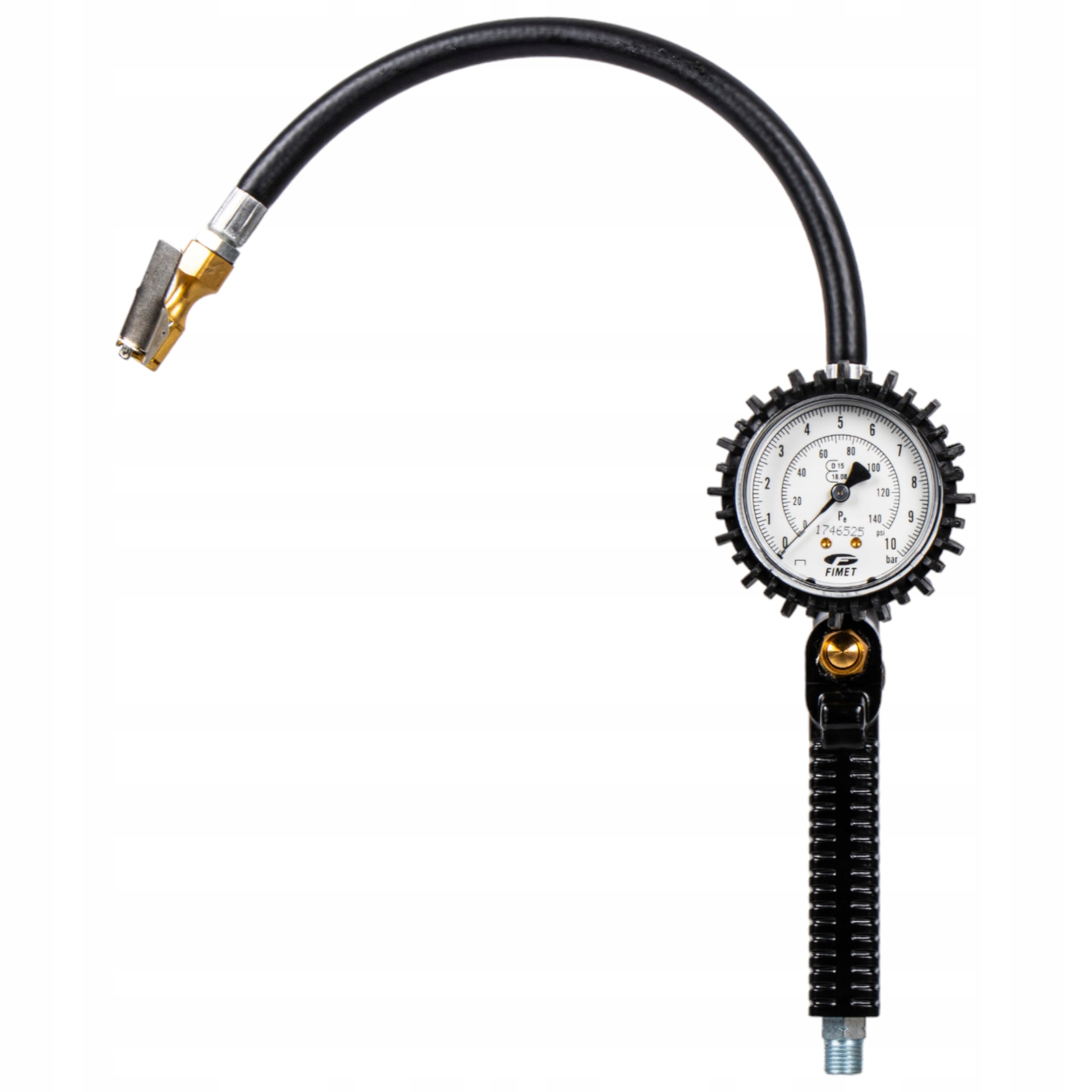 Pistolet do pompowania kół z manometrem 10 BAR wyświetlacz elektroniczny Marka Groz