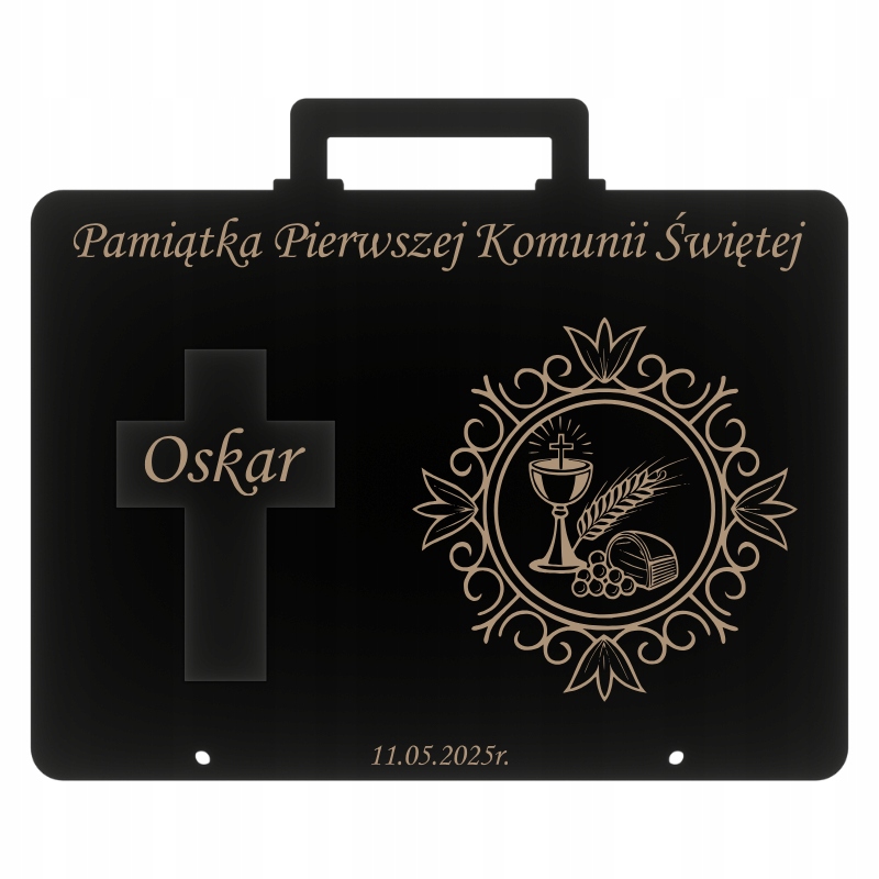 KARTKA NA KOMUNIĘ PIERWSZA KOMUNIA ŚWIĘTA WALIZKA KOMUNIJNA PAMIĄTKA Marka inna