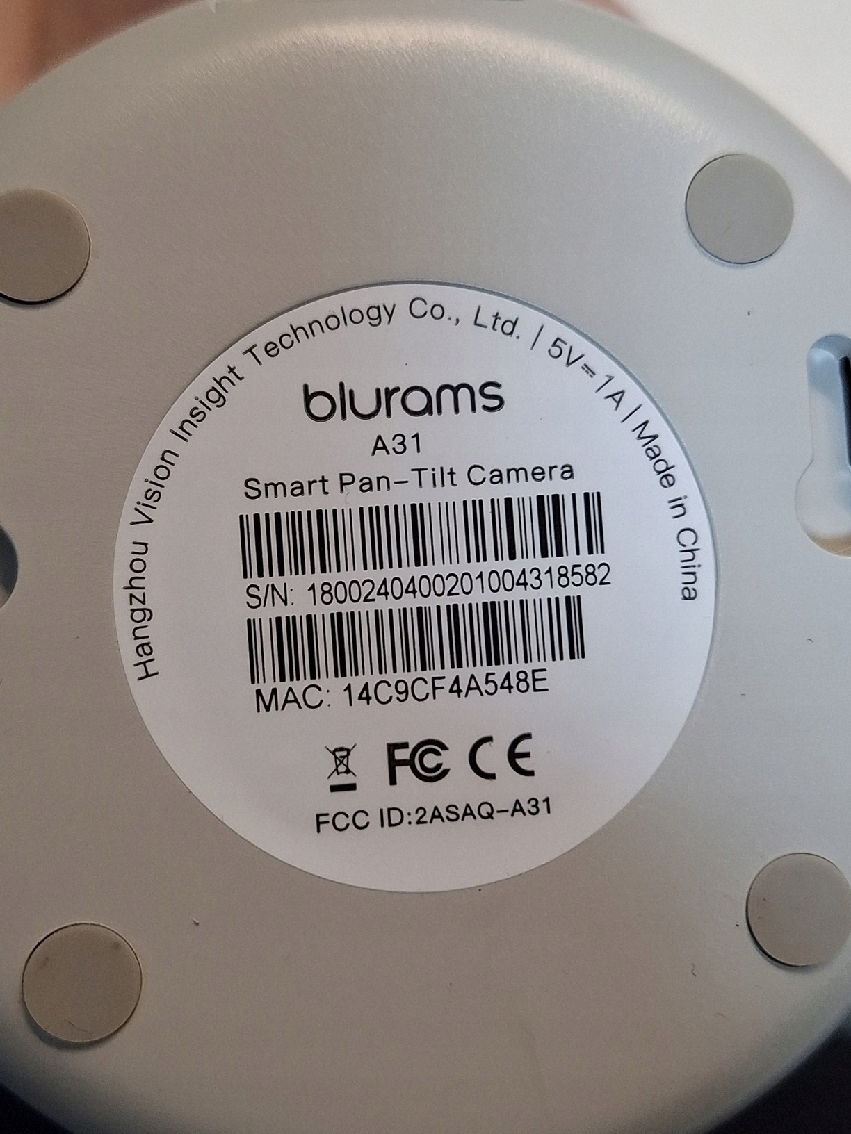 BLURAMS Kamera 2K Wewnętrzna 360° WiFi Nocna Dla Zwierząt Alexa Google — miniatura 13