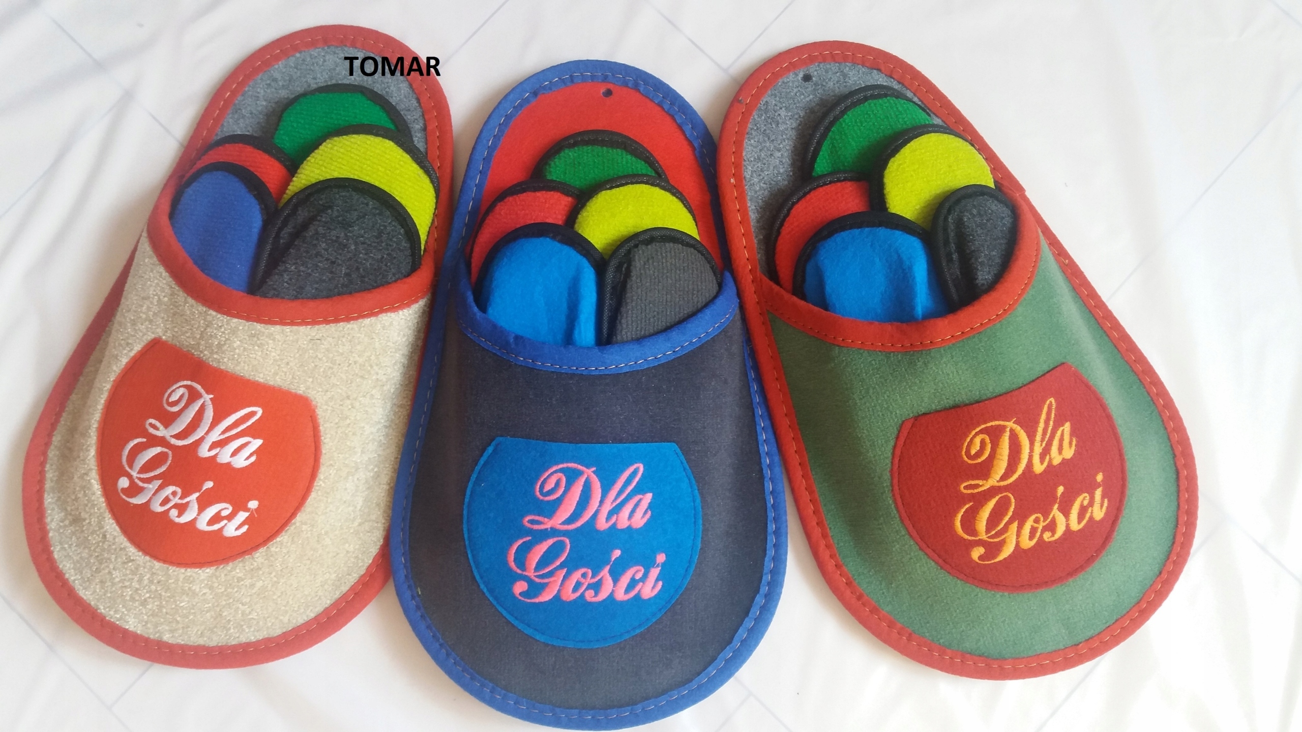 KAPCIE DOMOWE, 5+1 DLA GOŚCI, ZESTAW 2 KPL Kolekcja New