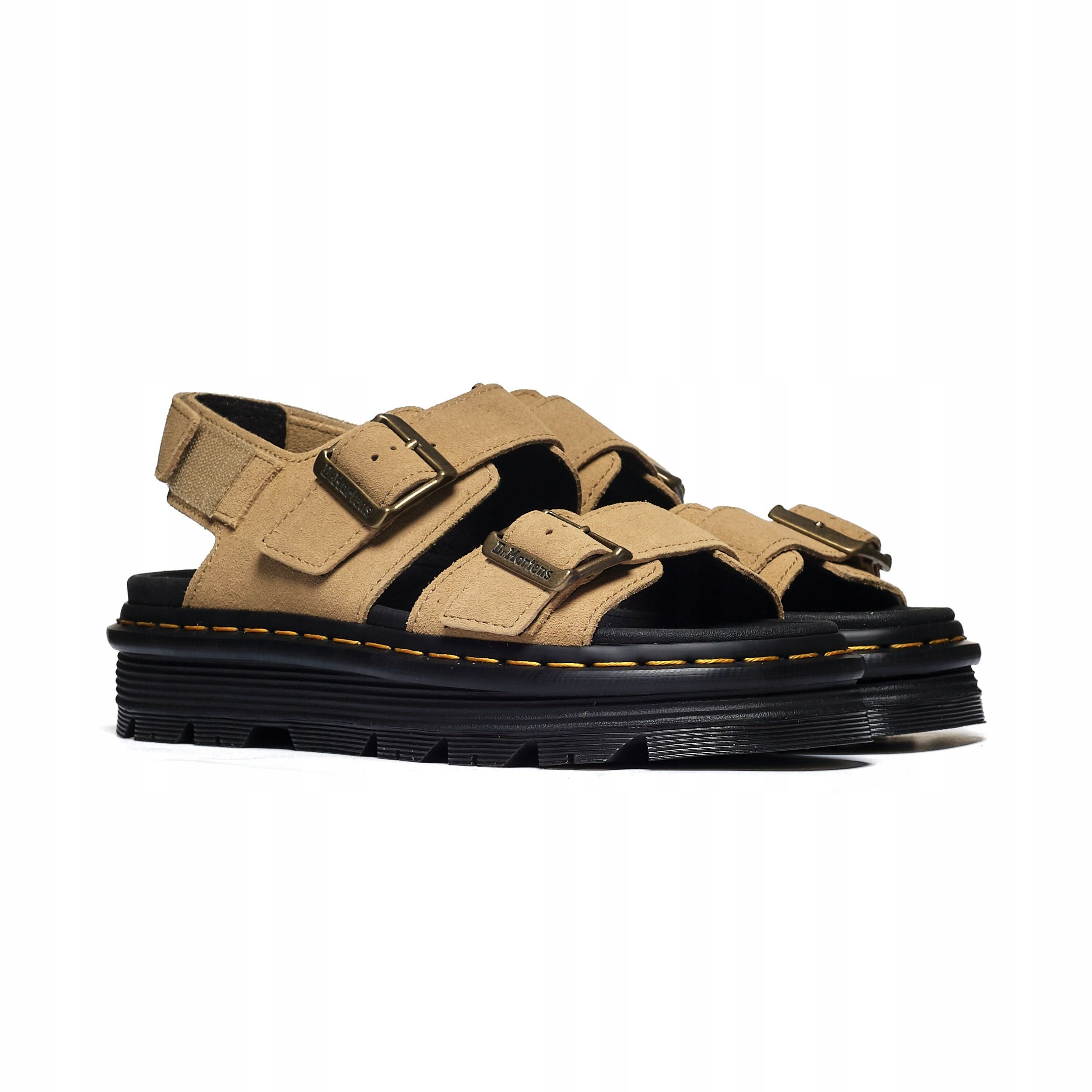 Sandály Dr. Martens Zebzag Sandal Suede Béžová 37 Unisex