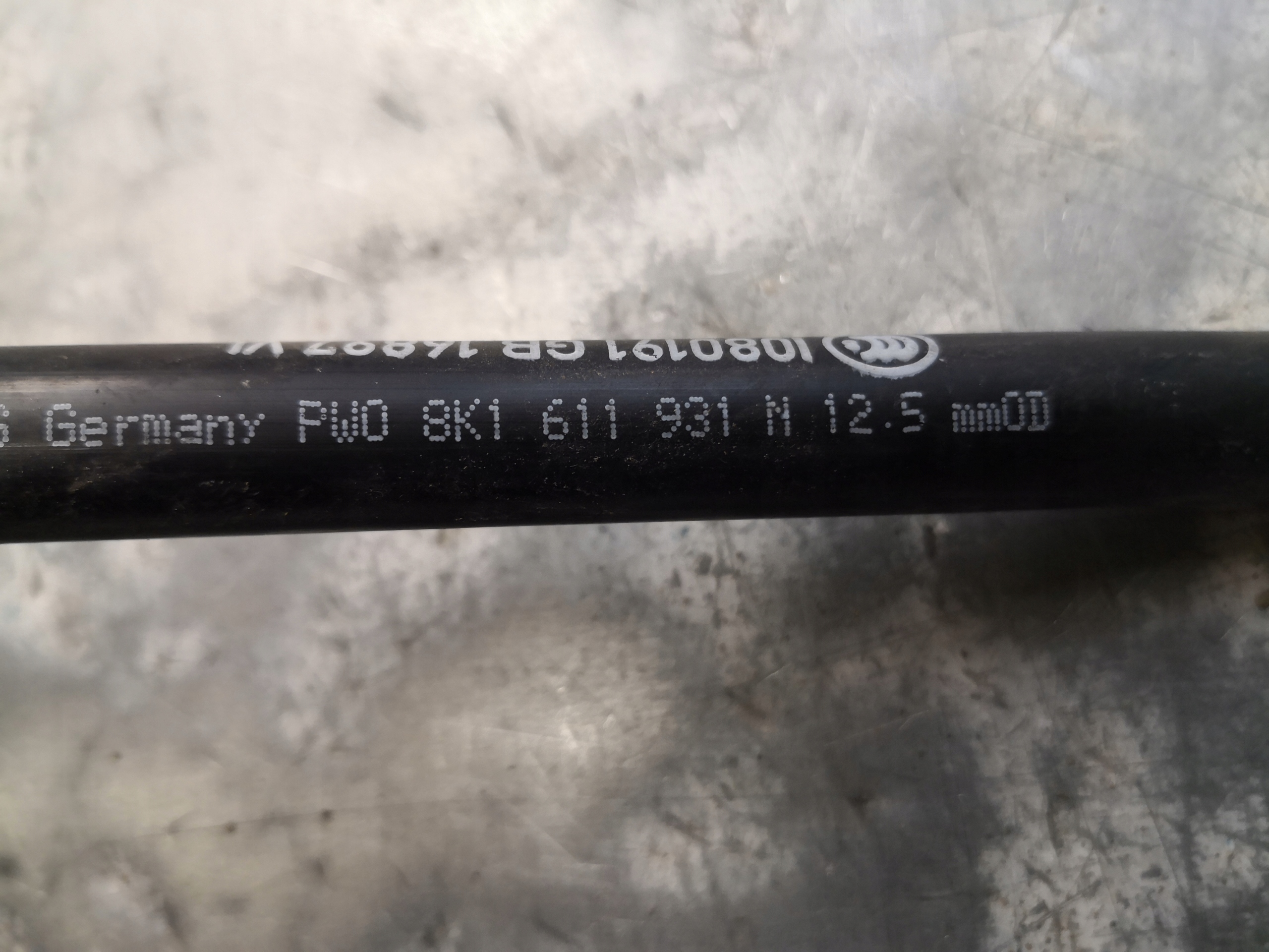 wiring vacual AUDI A4 B8 8K1611931N