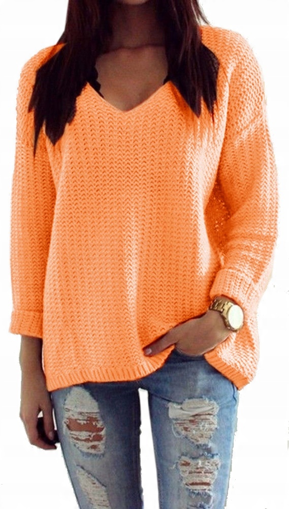 

Mikos sweter damski w serek V 627