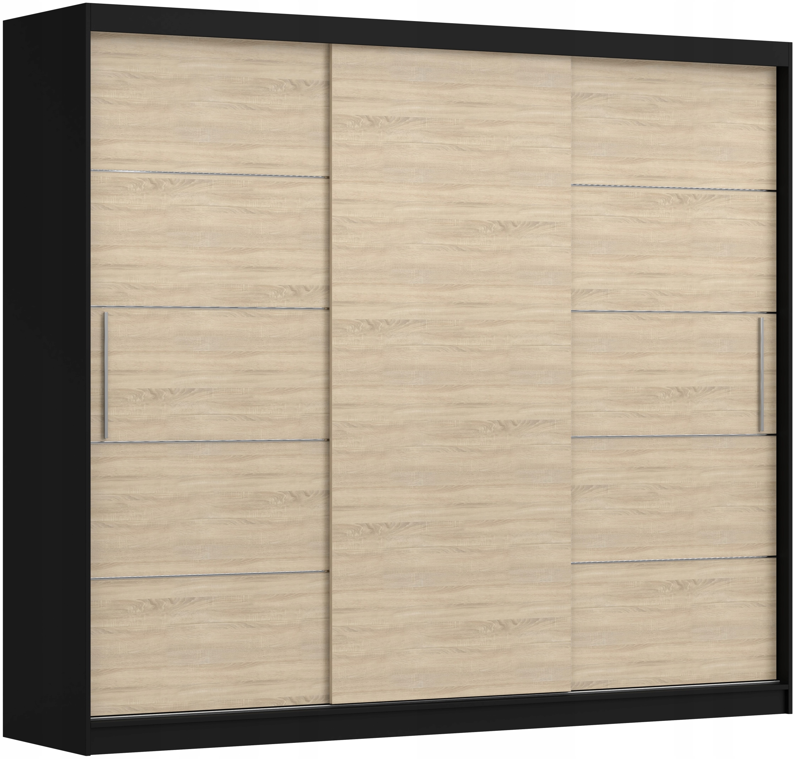 SZAFA PRZESUWNA ALBA II 250 cm półki kolory Kolekcja szafa przesuwna