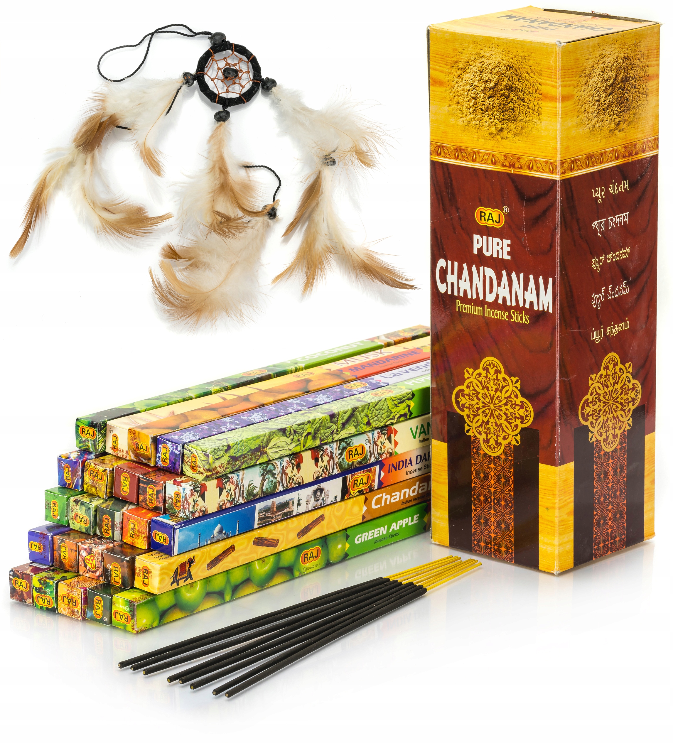 KADZIDEŁKA MIX 200szt Zapachowe Kadzidła + Gratis