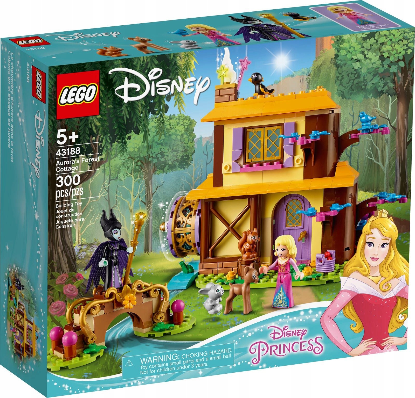 Lego Disney 43188 Lesní chata Aurory Nové