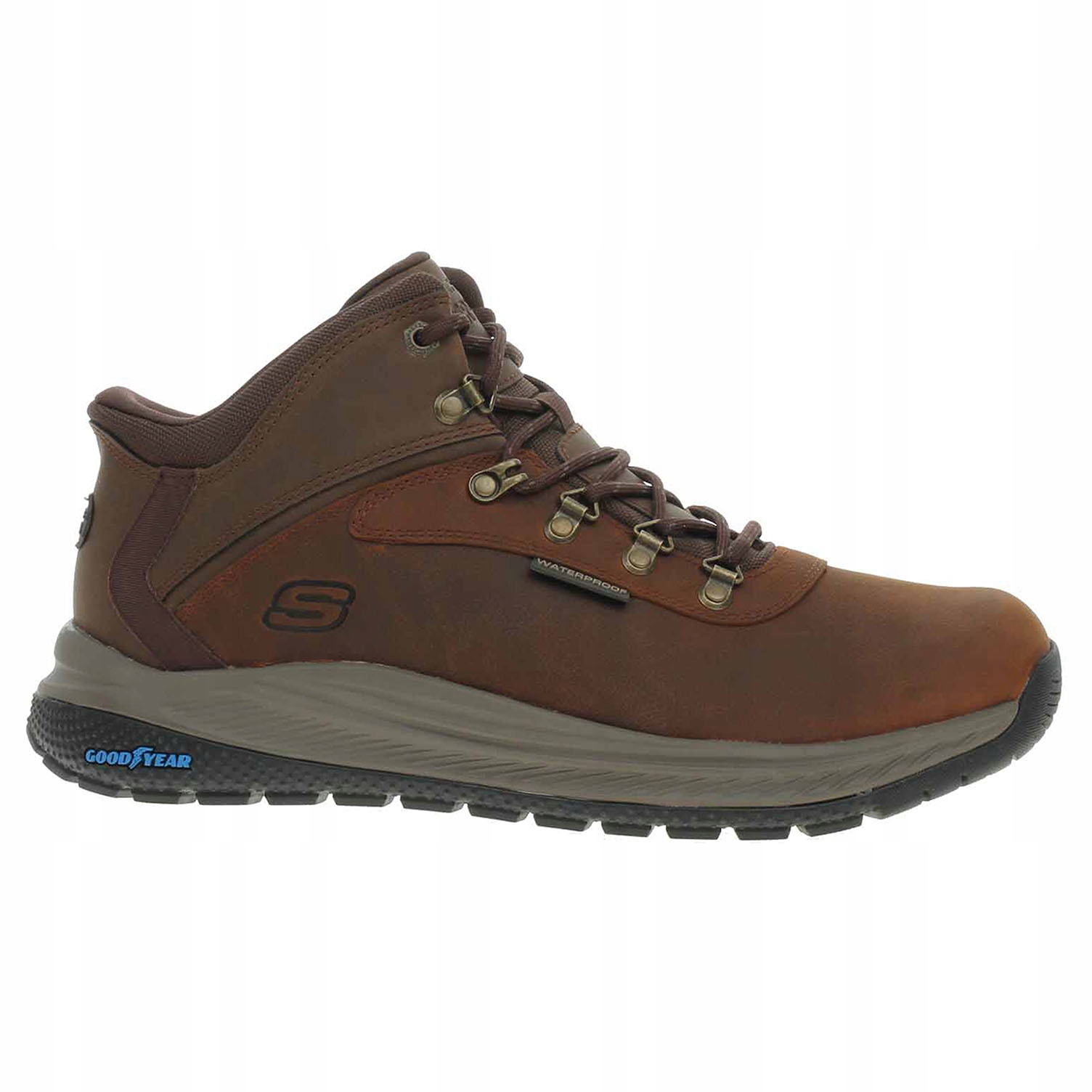 Skechers Slip-ins Waterproof Relaxed Fit: Meroe Pikeman brown 46