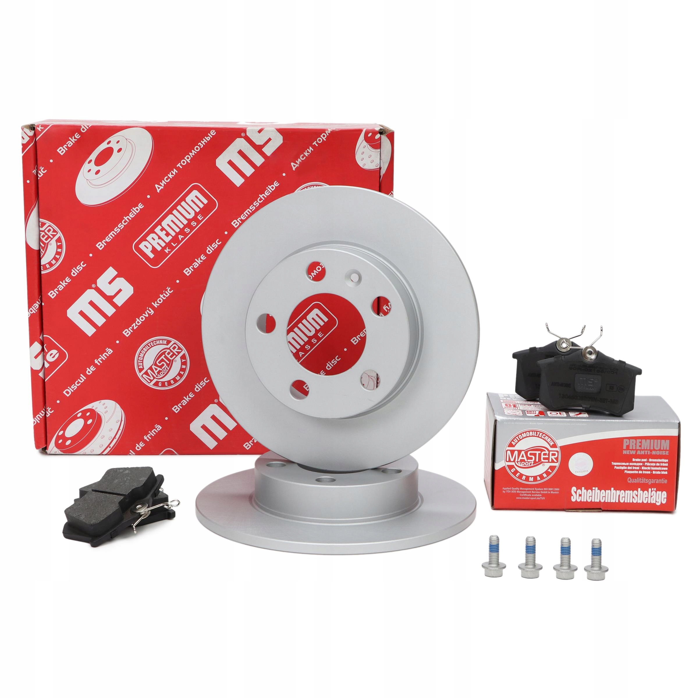 Kotouče Brzdové Destičky zadní Audi; Seat; Škoda; Vw