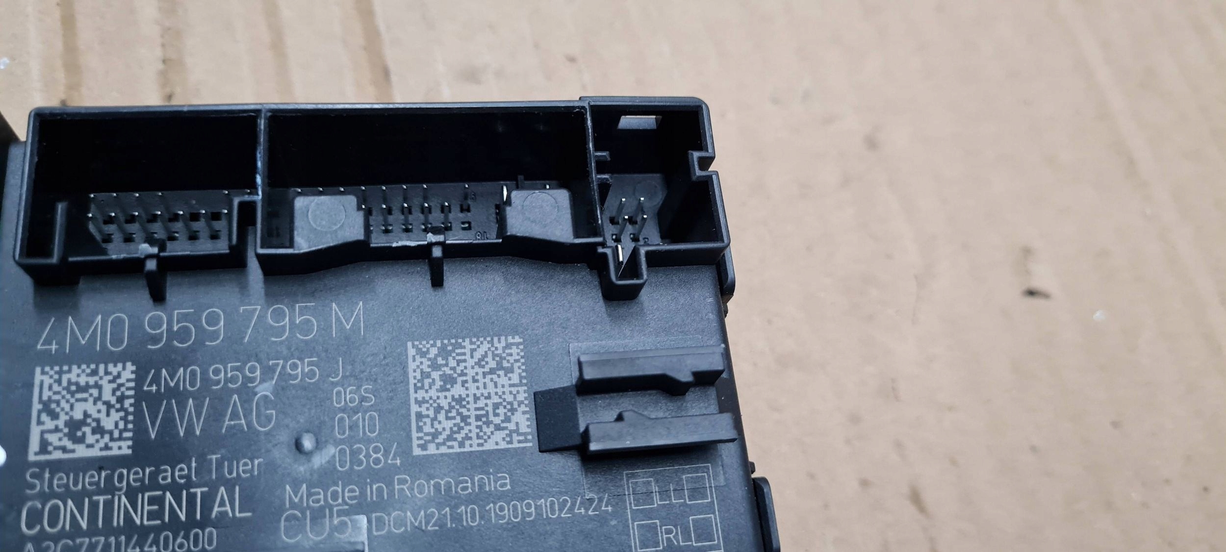 A5 8W S5 module control unit door rear part 4M0959795M A4 B9 8W S4 RS4