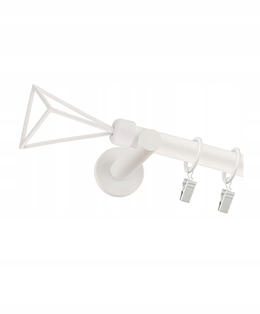 

Karnisz Nowoczesny Biały Pojedynczy Fi 19mm 160cm