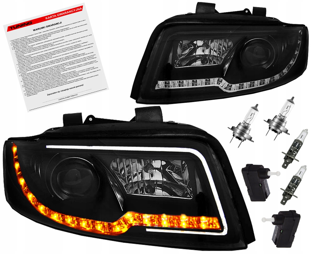 Audi A4 B6 8E 00-04 Lampy světlomety Neon Led H7