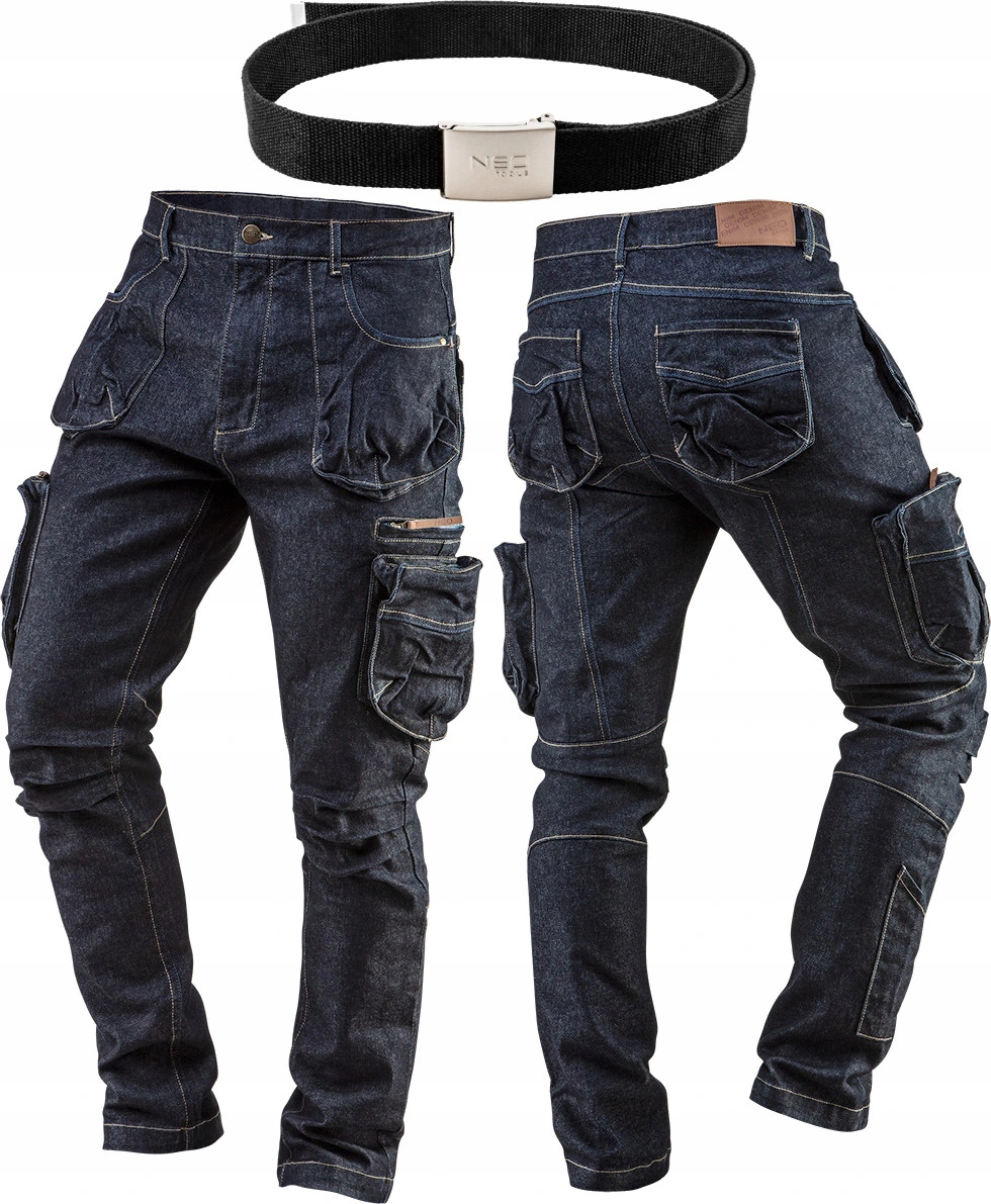 

Neo spodnie robocze Jeans rozmiar XL/54 Pasek