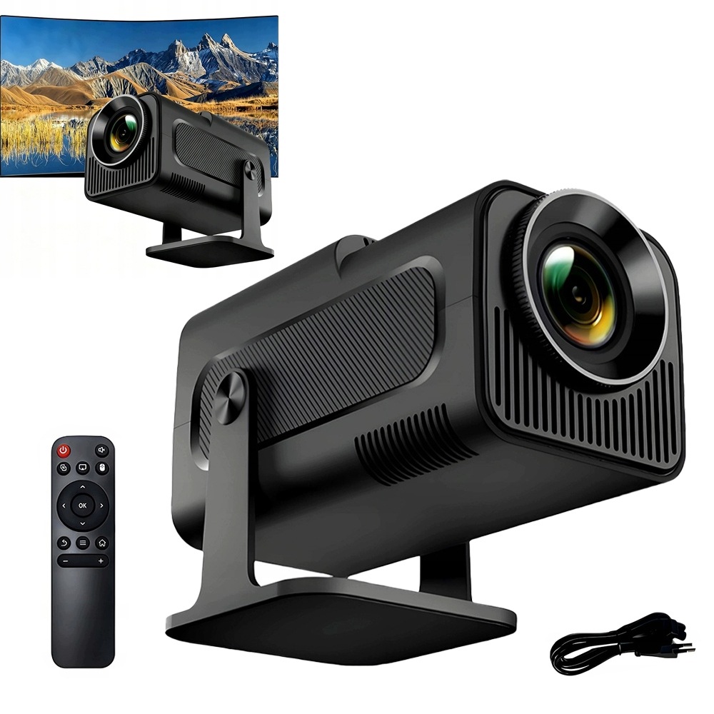 Projektor Android Tv WiFi 6 Bt 5.0 Full Hd Přenosný Smart Reproduktor