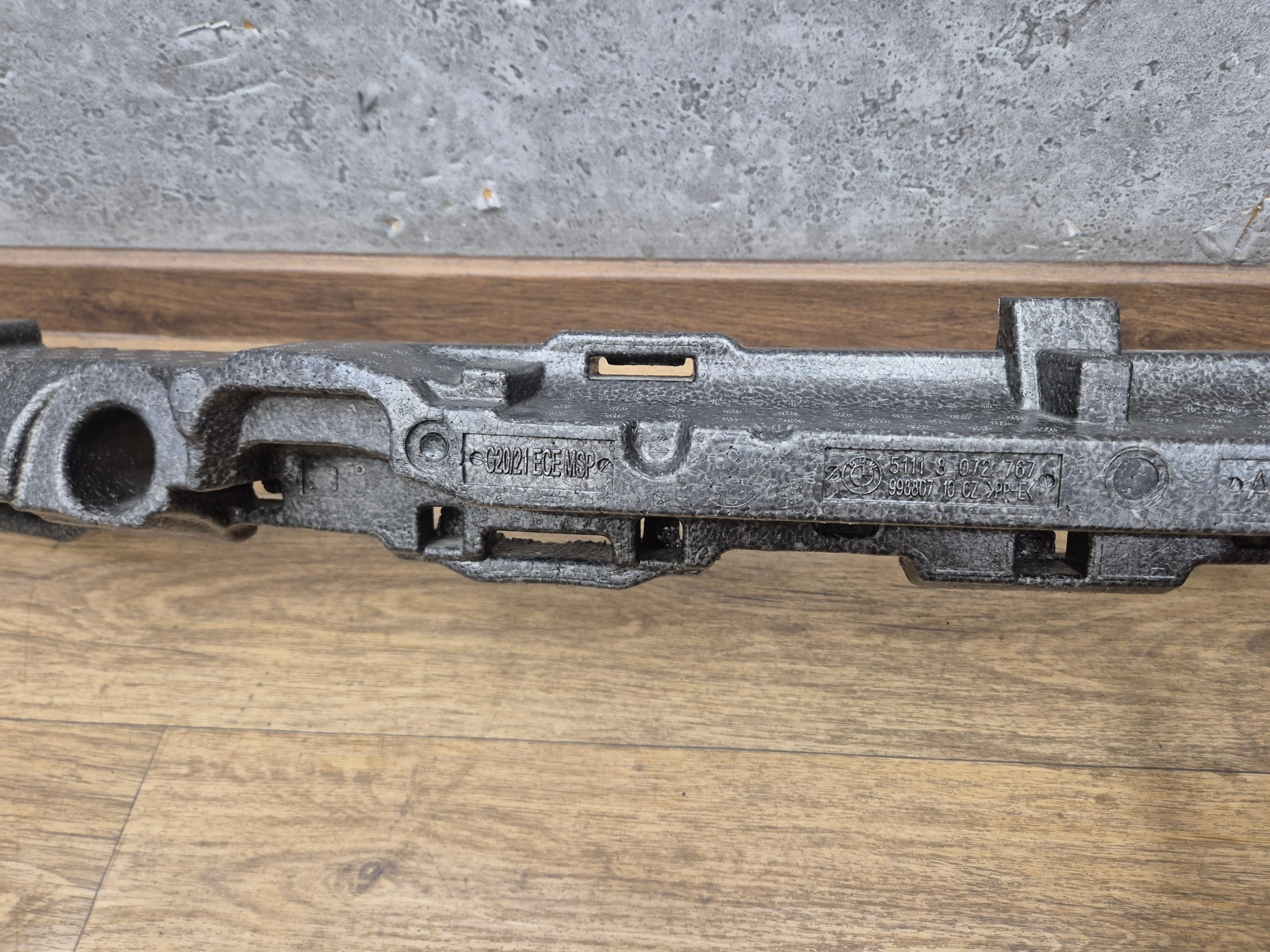 BMW 3 G20 G21 ABSORBER of a bumper m-packet front front polystirene 8072767