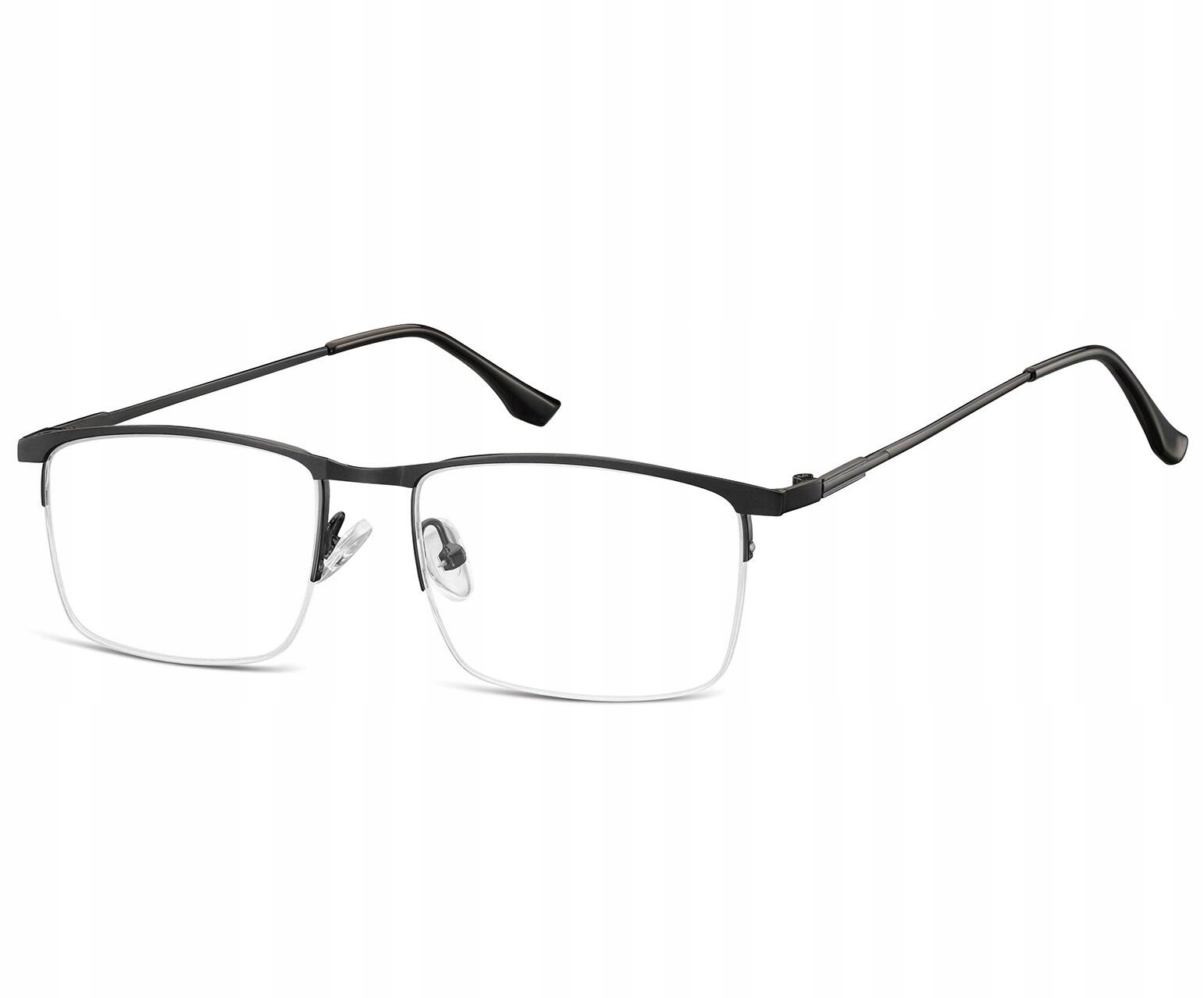 Obdélníkové Bez Dioptrií korekční brýle s žilkováním