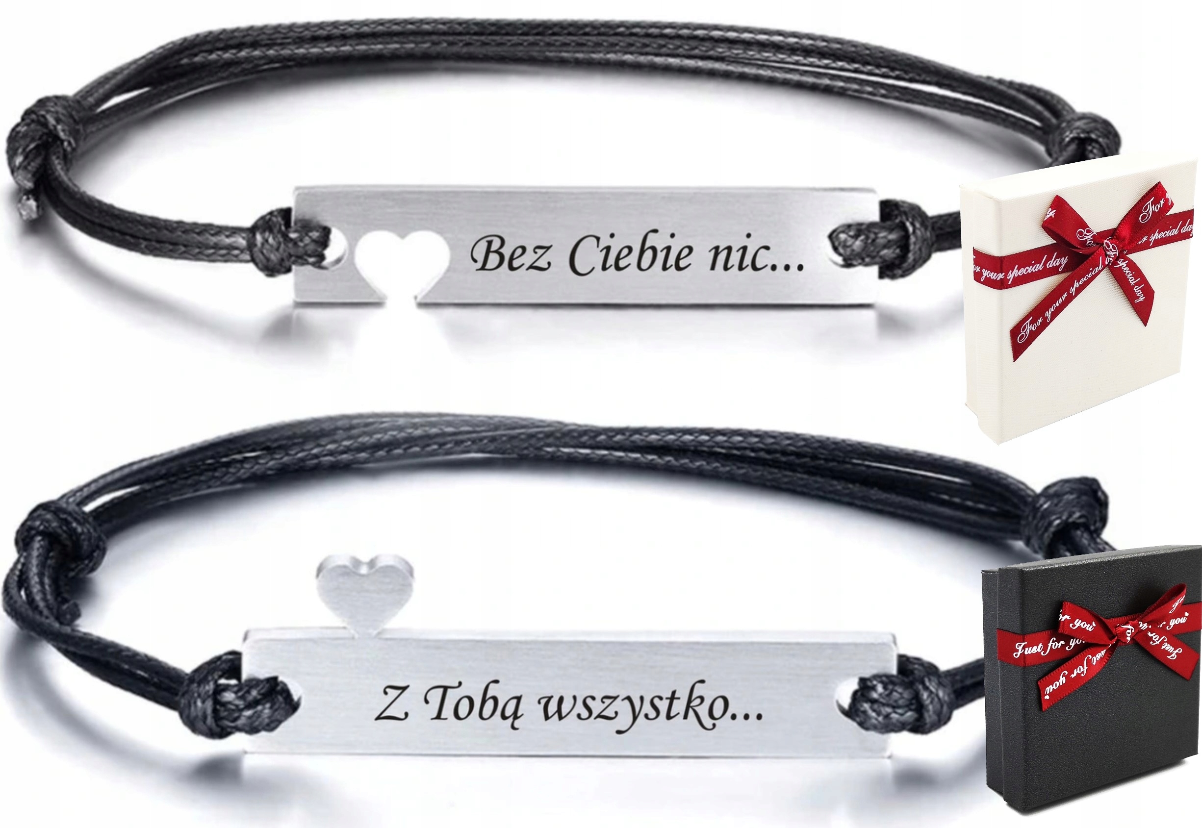 

Bransoletki Dla Par Zakochanych Z Grawerem