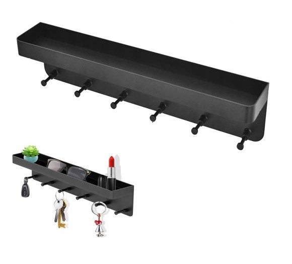 

Wieszak Uchwyt Na Ubrania Klucze ze 6 Haczykami