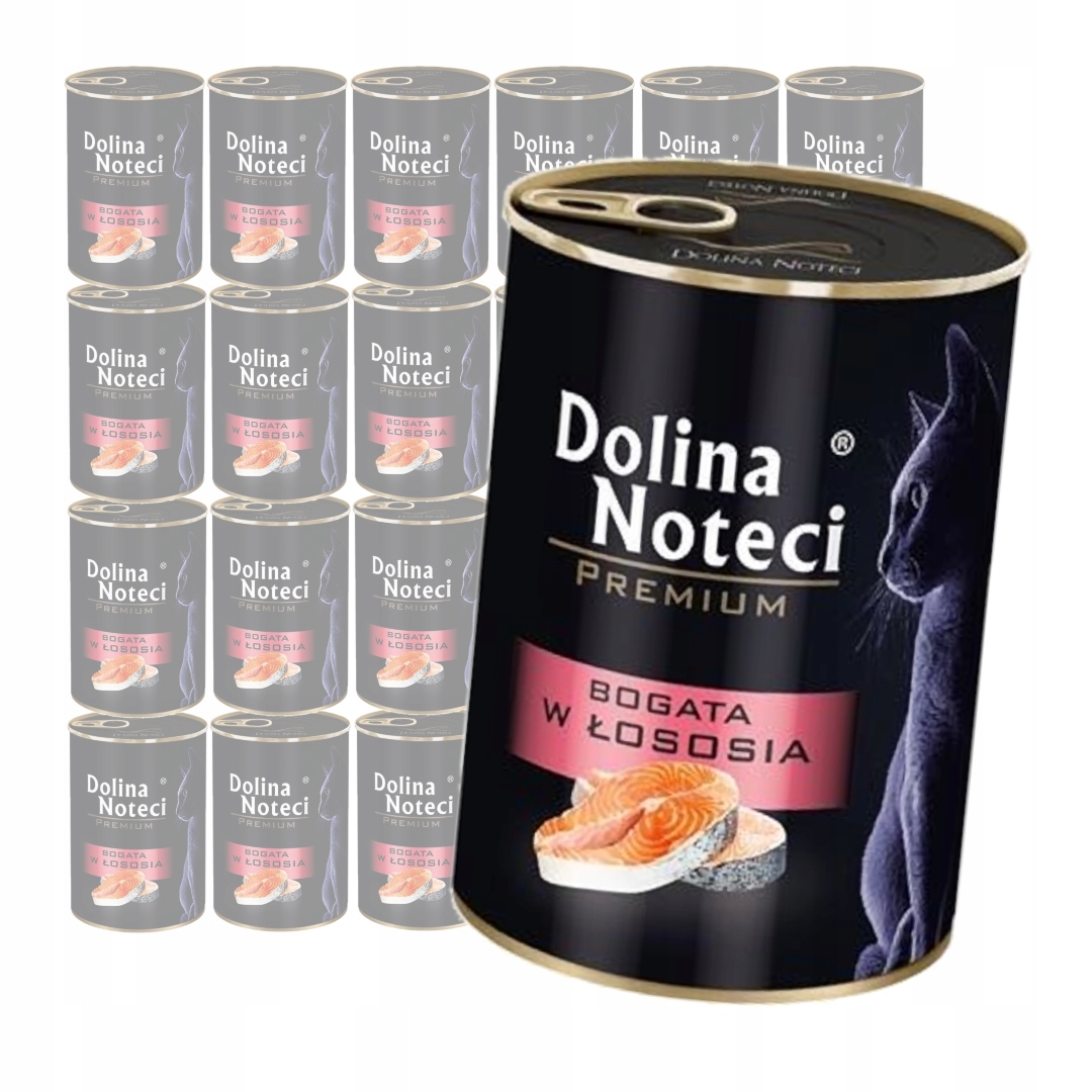 Dolina Noteci 24x400 G Łosoś Mokra Karma Dla Kota