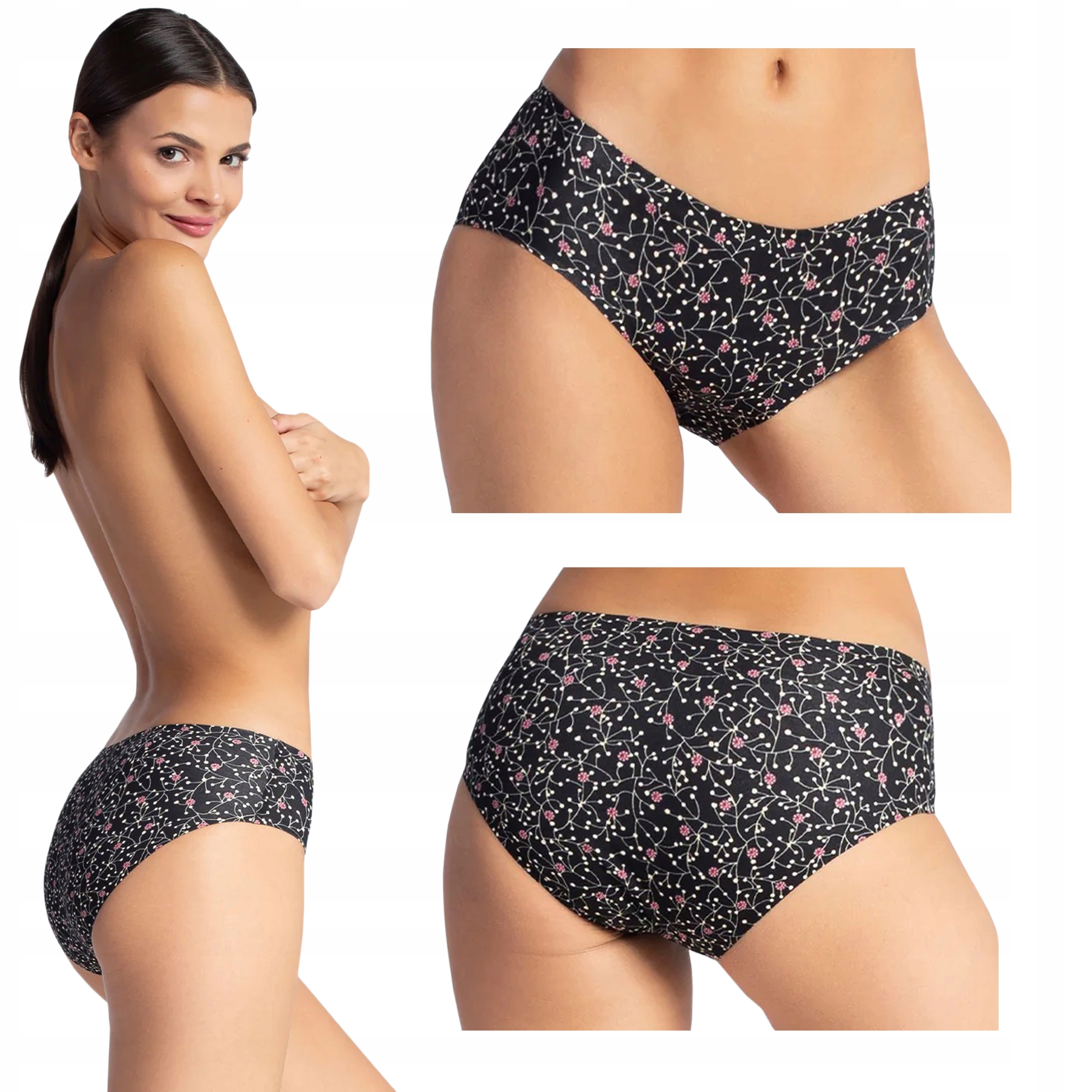 

Gatta bezszwowe majtki Bikini Comfort Print 08 S