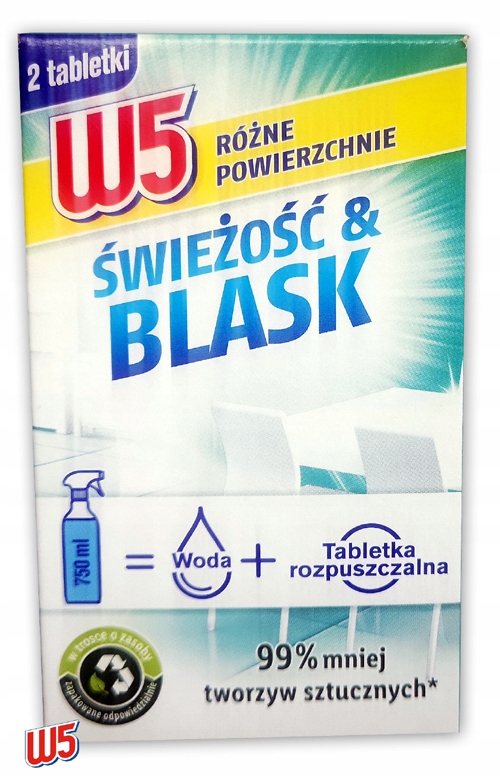 

Tabletki Świeżość I Blask Uniwersalne W5