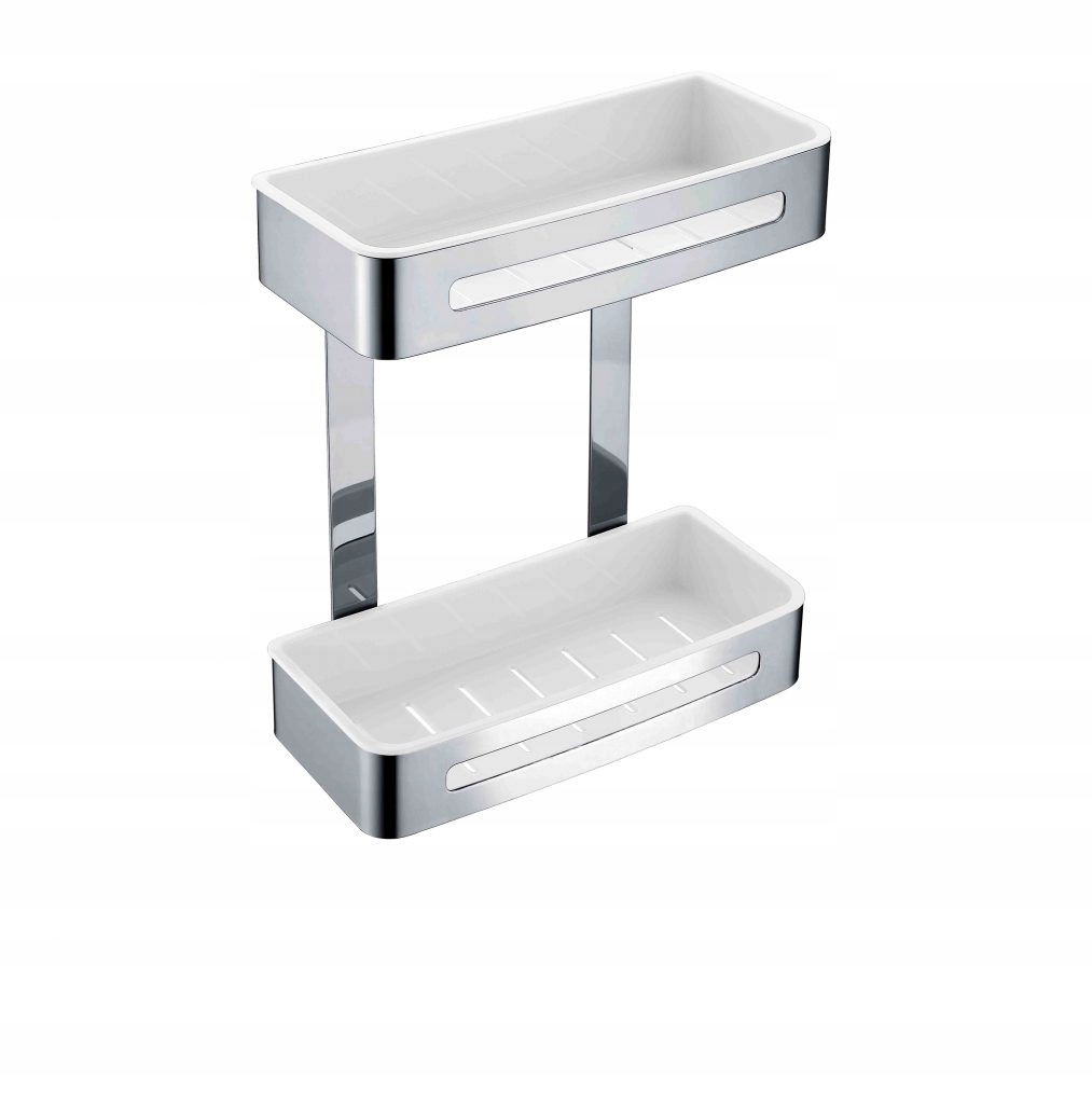 Stella dvojitý košík, vložka plast 16.071 chrom