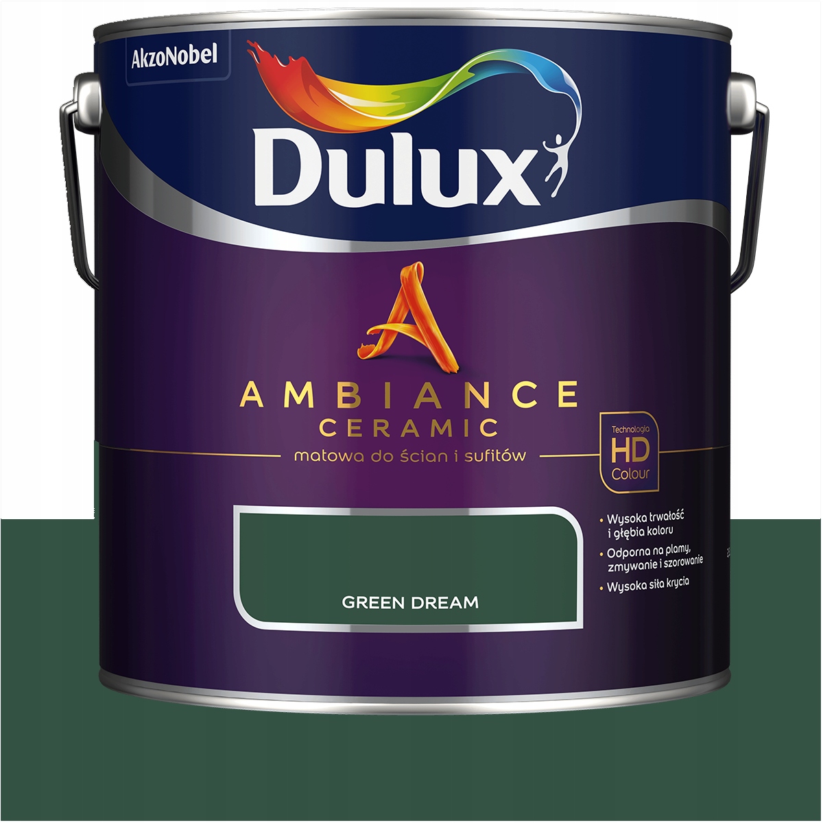 Dulux barva na stěny Ambiance Ceramic Green Dream 2,5L