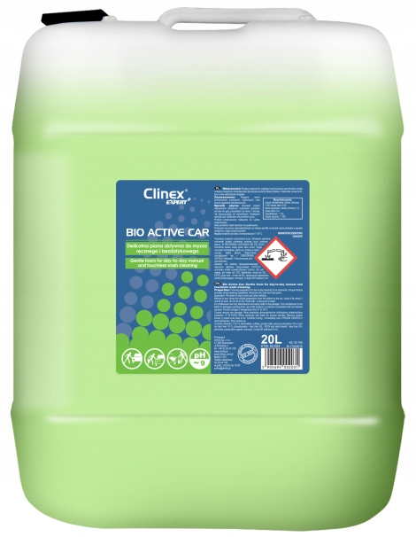 CLINEX EXPERT+ BIO ACTIVE CAR - PIANA AKTYWNA - 20L
