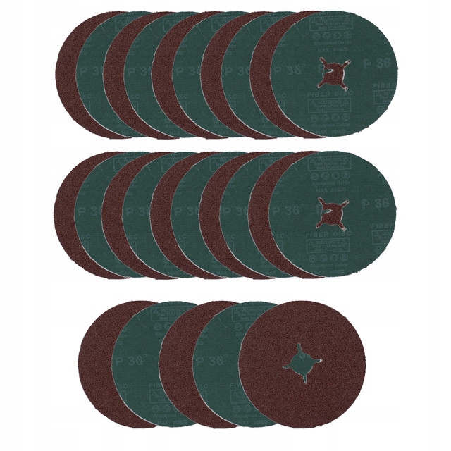 

Papier Ścierny Krążki Fibrowe 125mm P36 x 25 szt