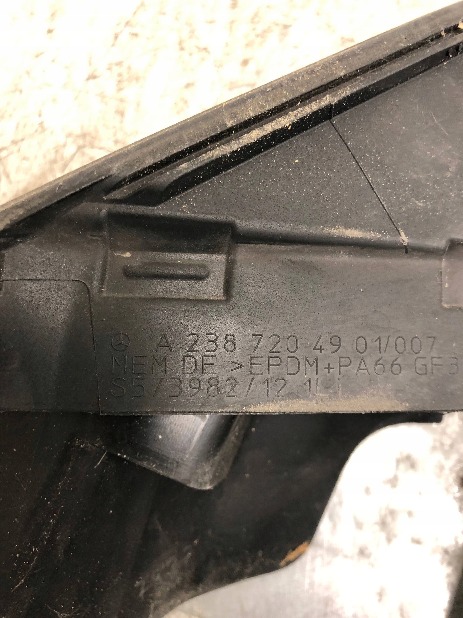 gasket door left front MERCEDES W238 A2387204901